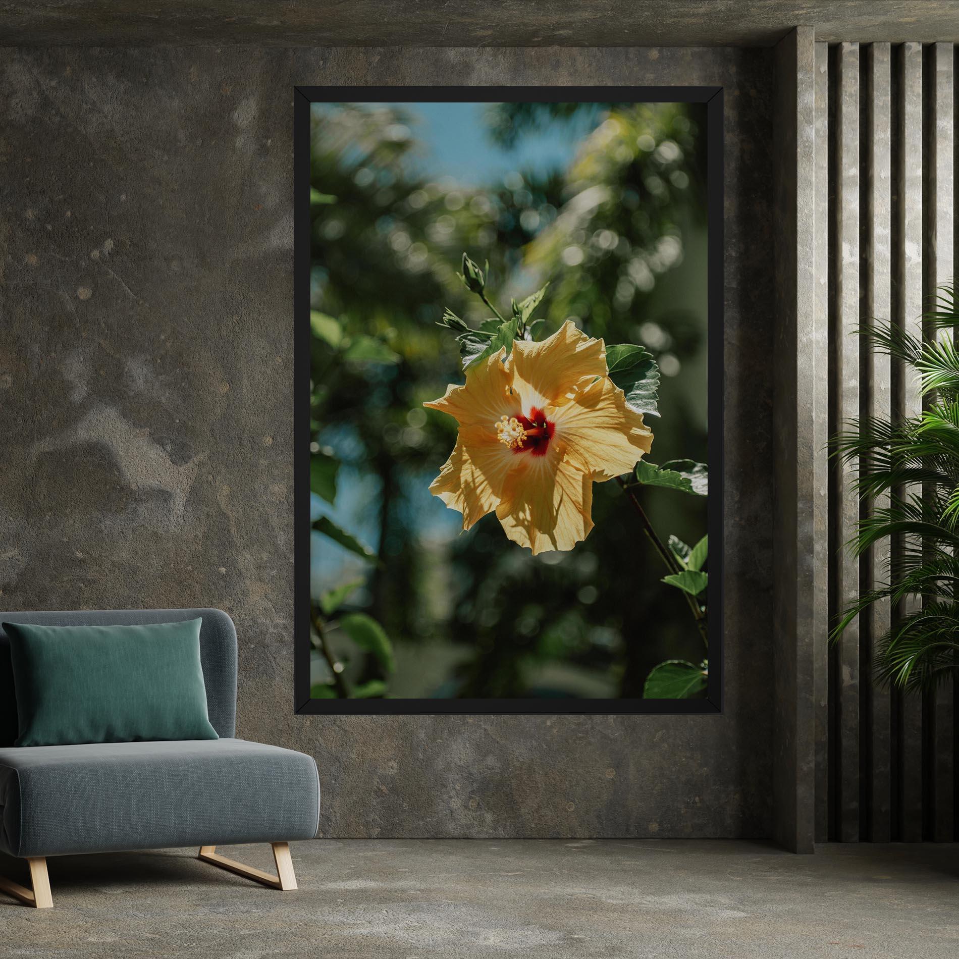 Leinwandbild Yellow Pretty Exotic mockup 7