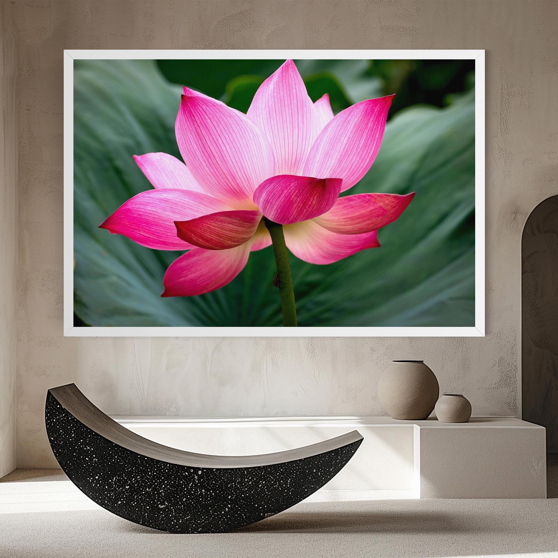 Leinwandbild Beautiful Pink Exotic mockup 8