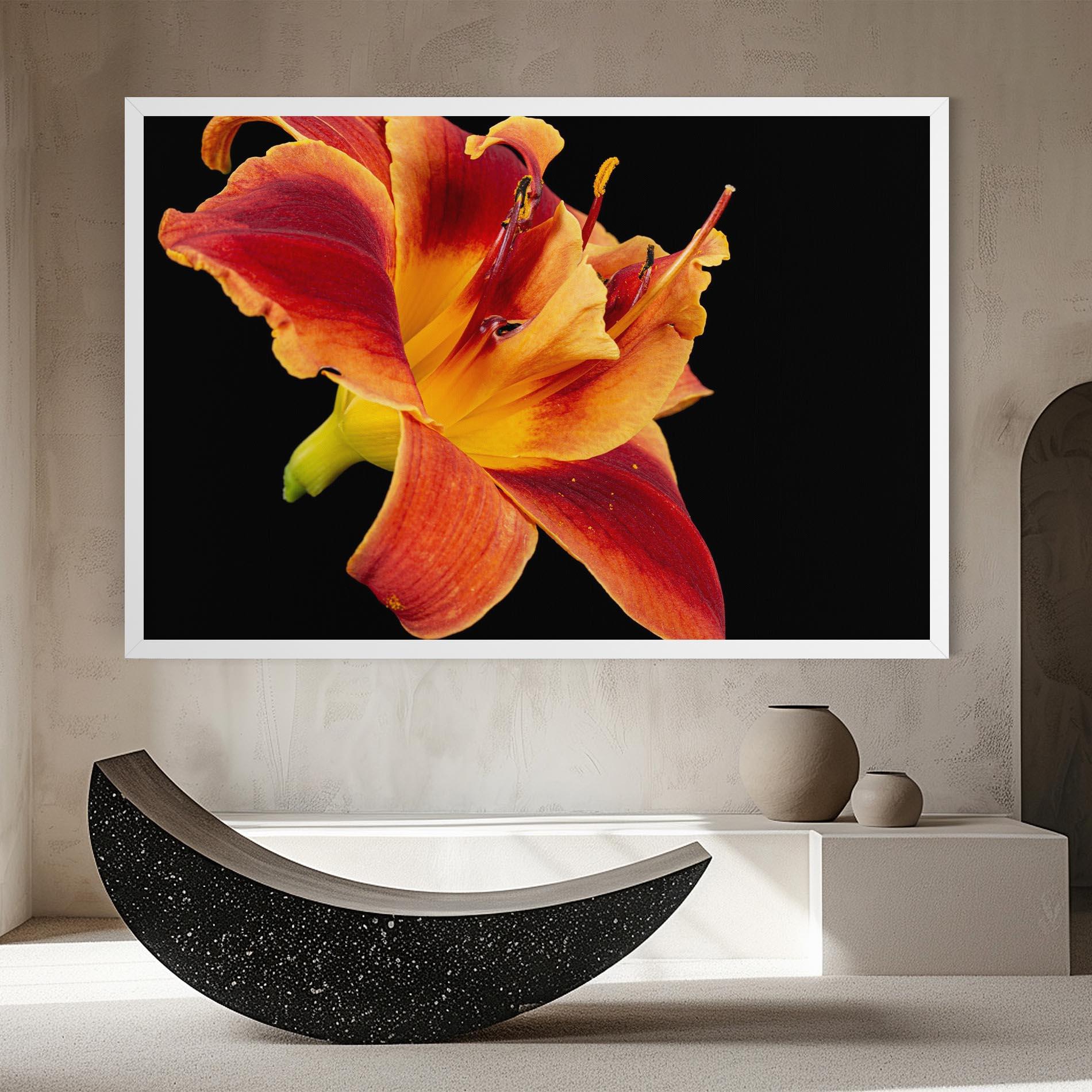 Leinwandbild Exotic Orange Red mockup 8