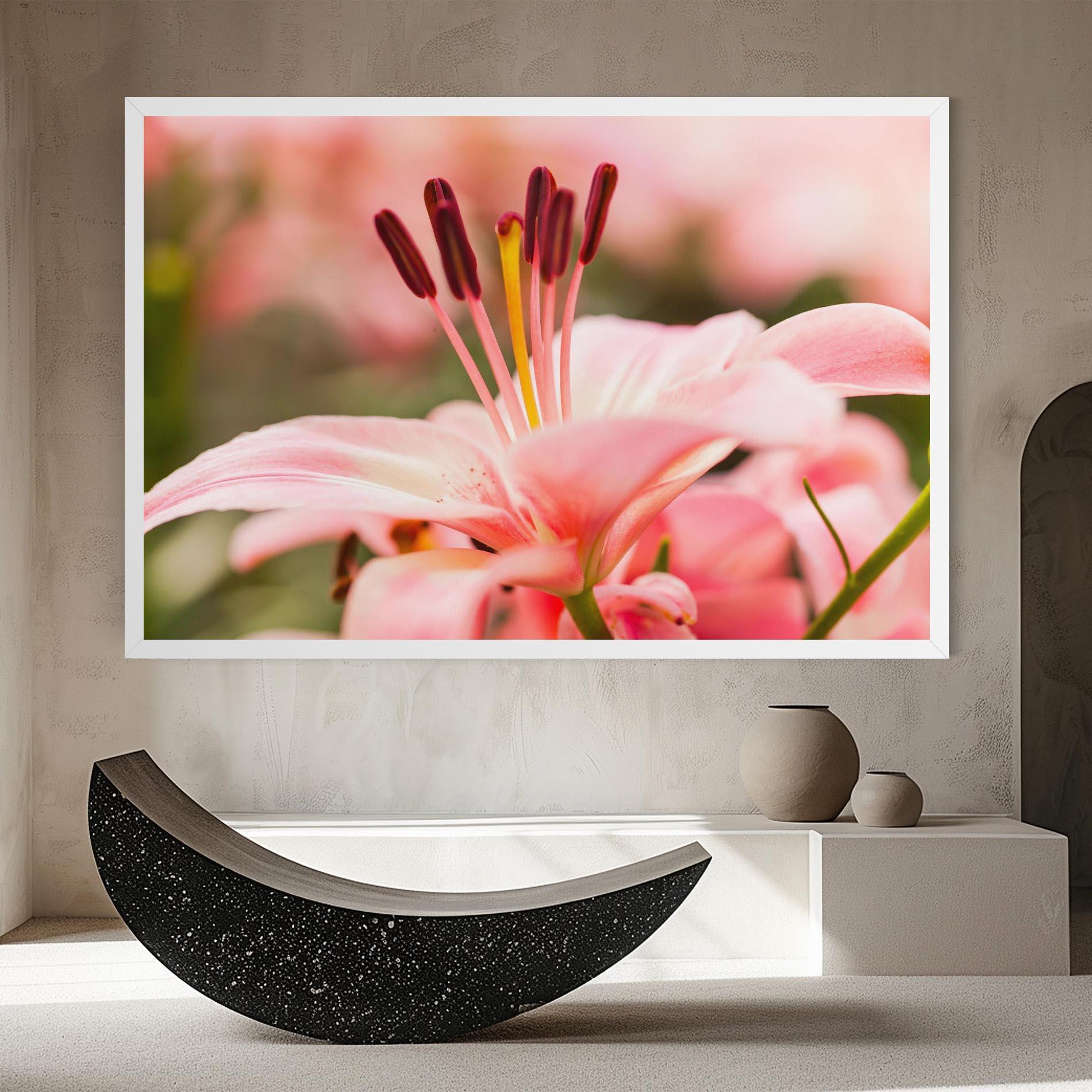 Leinwandbild Flower mockup 8