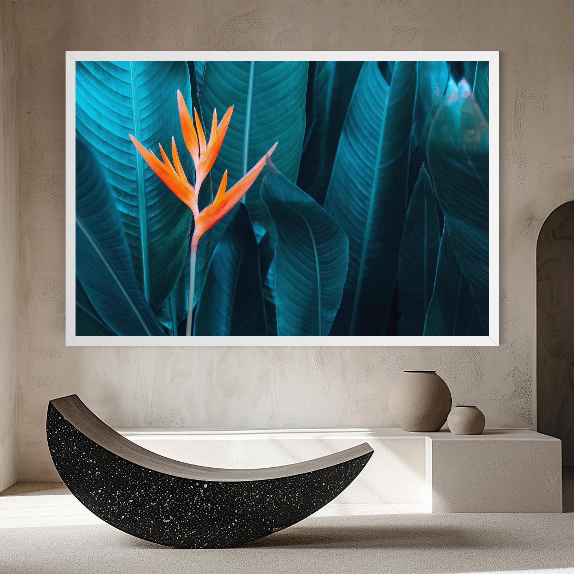 Leinwandbild Orange Green Exotic mockup 8