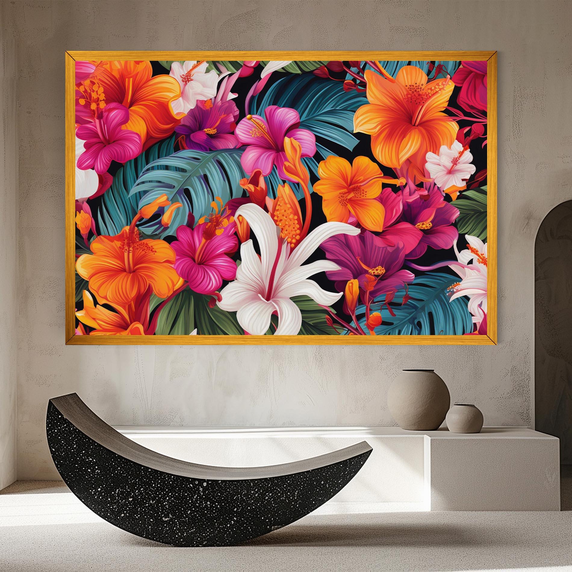 Leinwandbild Exotic Patern mockup 8