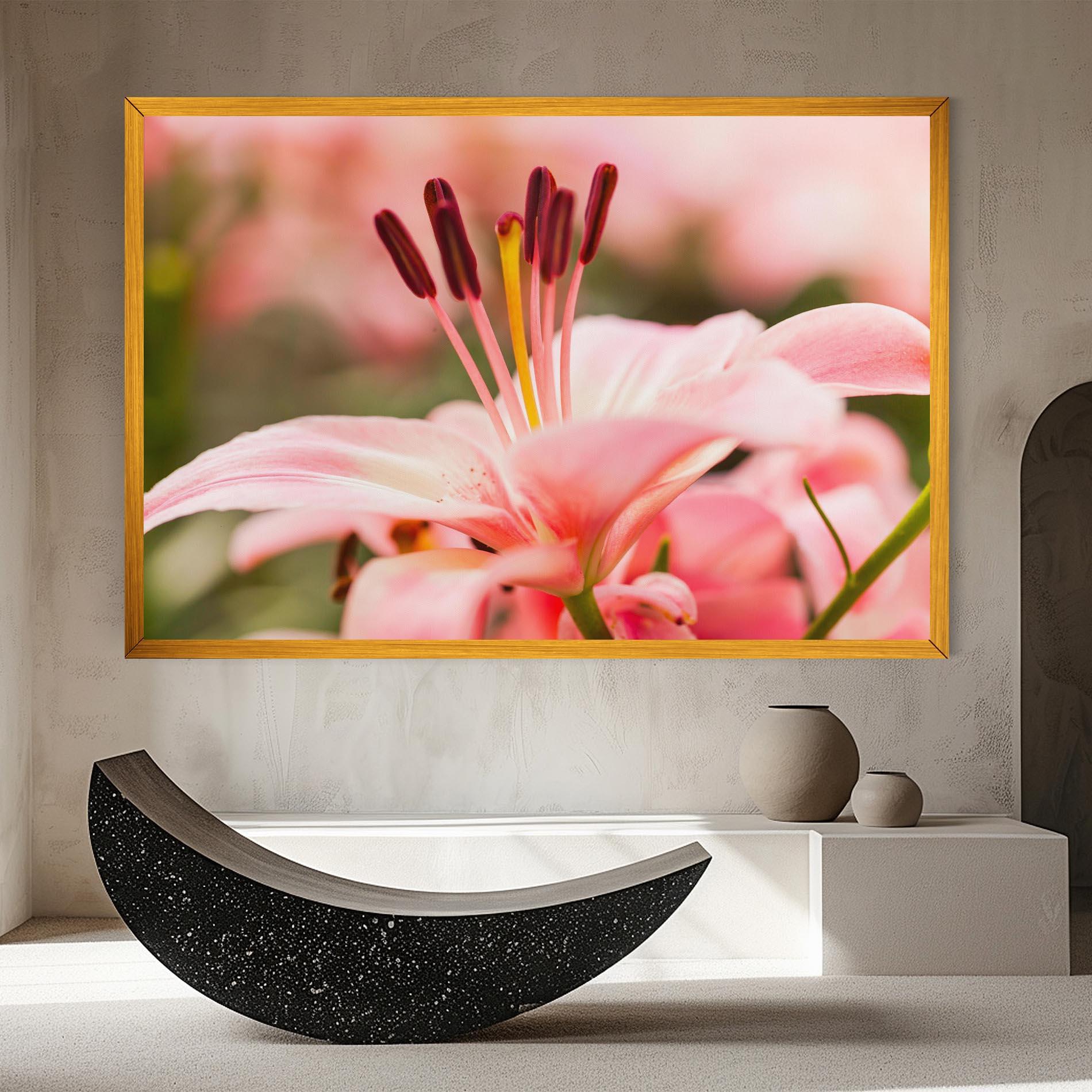 Leinwandbild Flower mockup 8