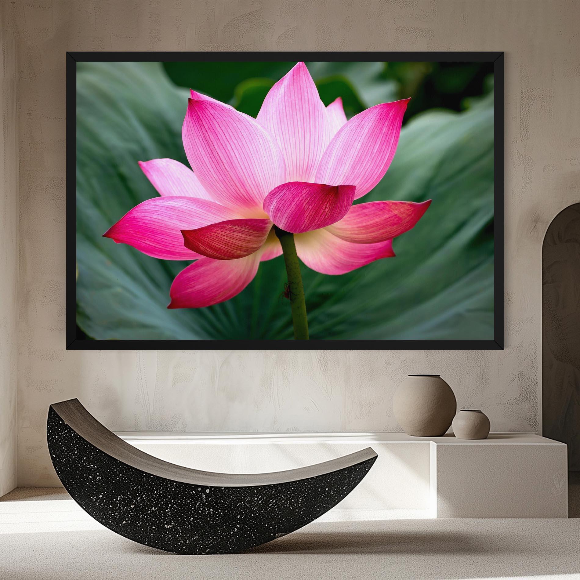 Leinwandbild Beautiful Pink Exotic mockup 8