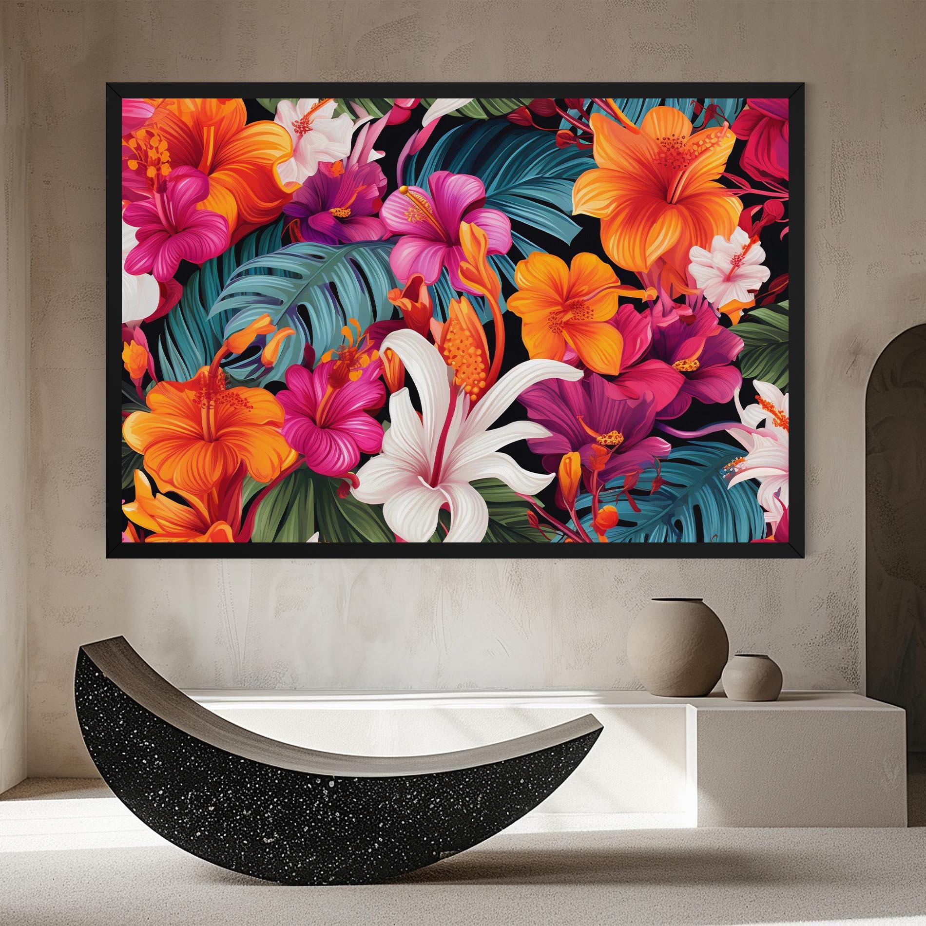 Leinwandbild Exotic Patern mockup 8