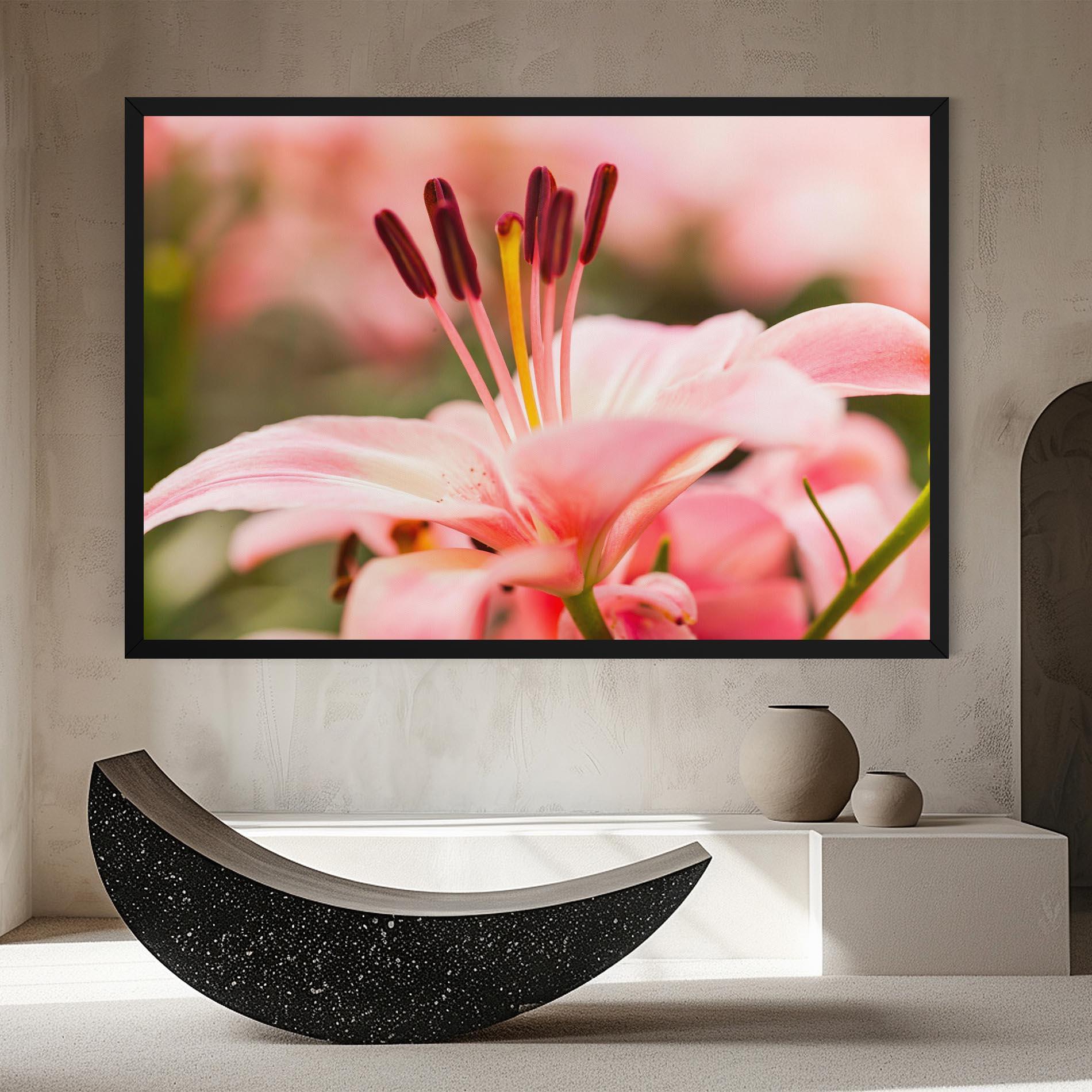 Leinwandbild Flower mockup 8