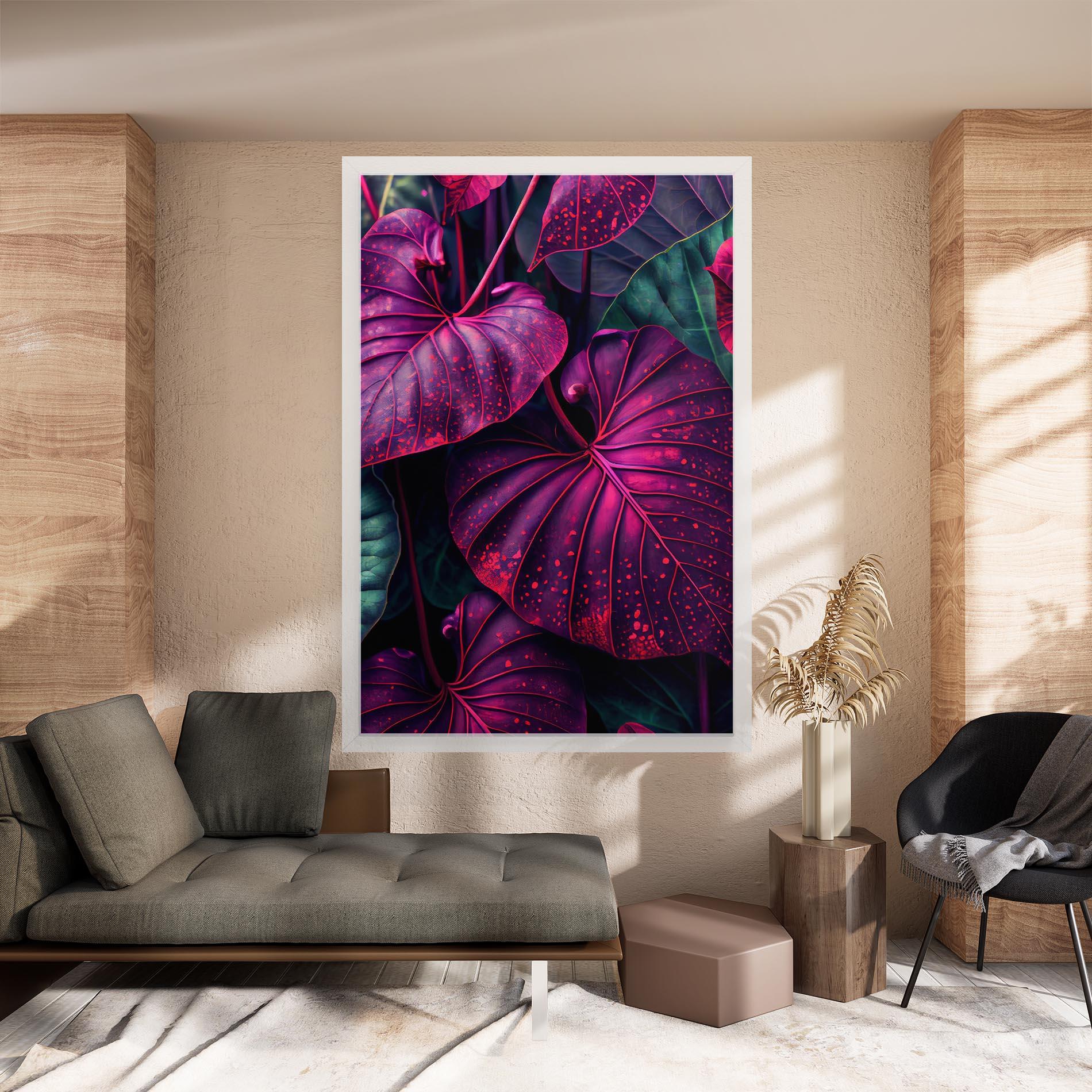 Leinwandbild Big Purple Exotic mockup 8