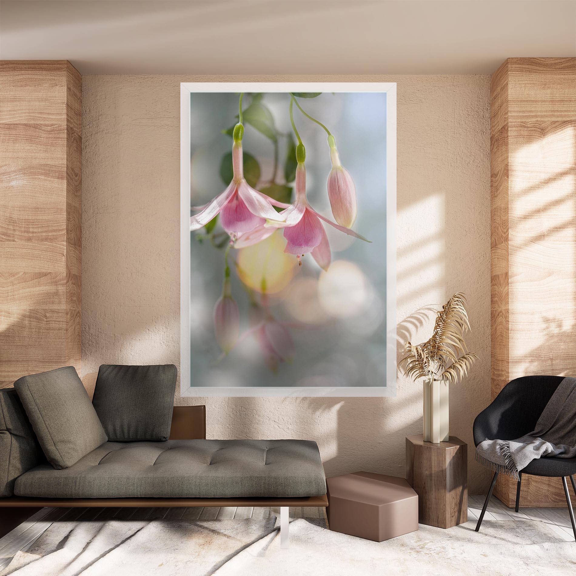 Leinwandbild Dreamy Pink Exotic mockup 8