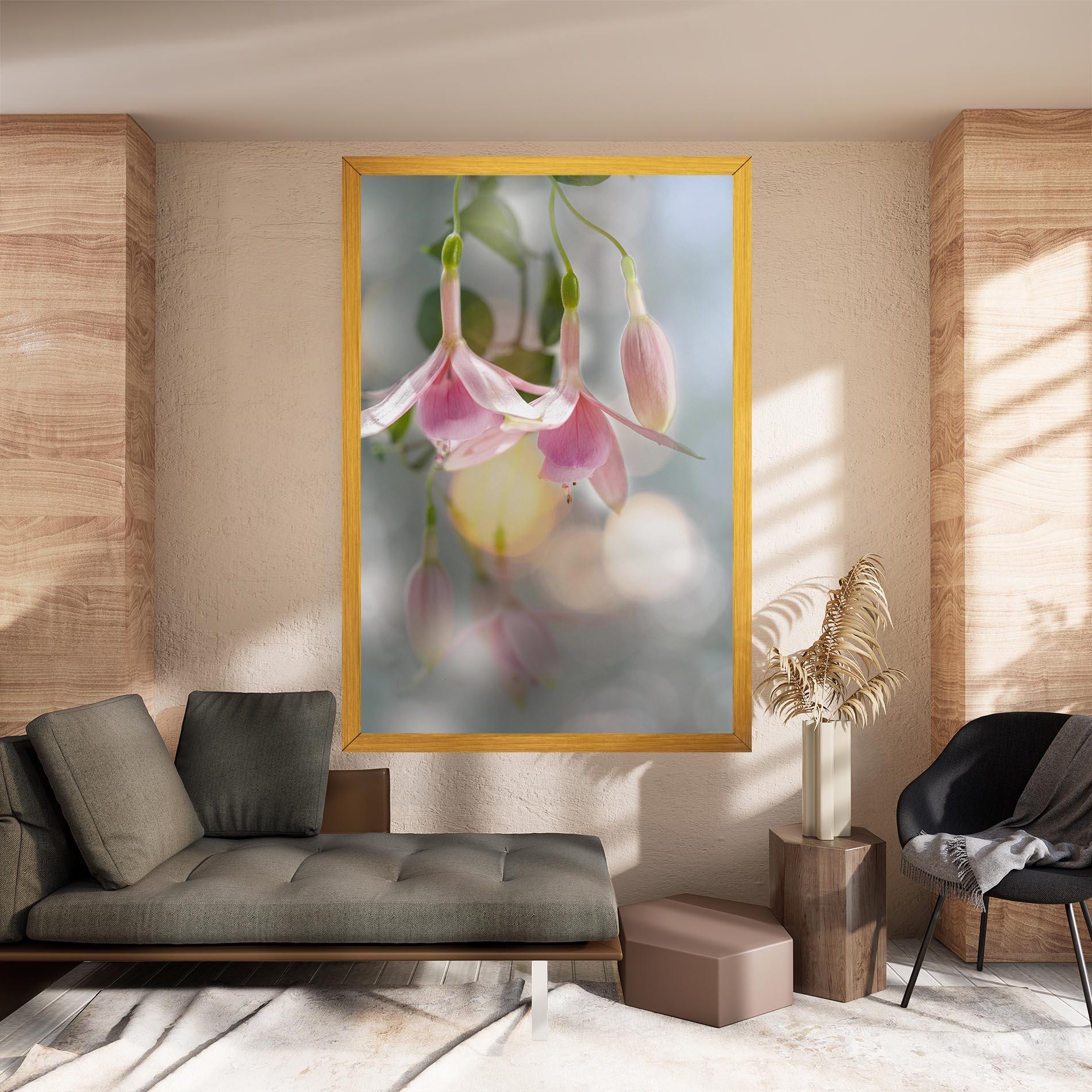 Leinwandbild Dreamy Pink Exotic mockup 8