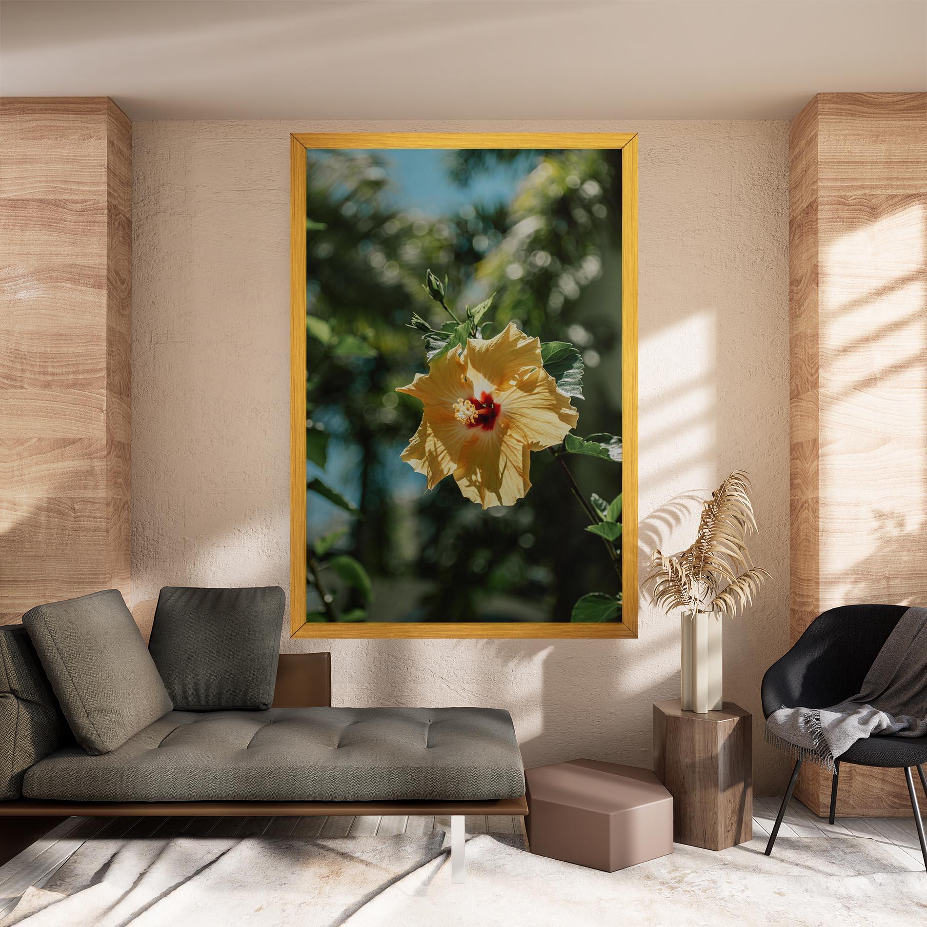 Leinwandbild Yellow Pretty Exotic mockup 8
