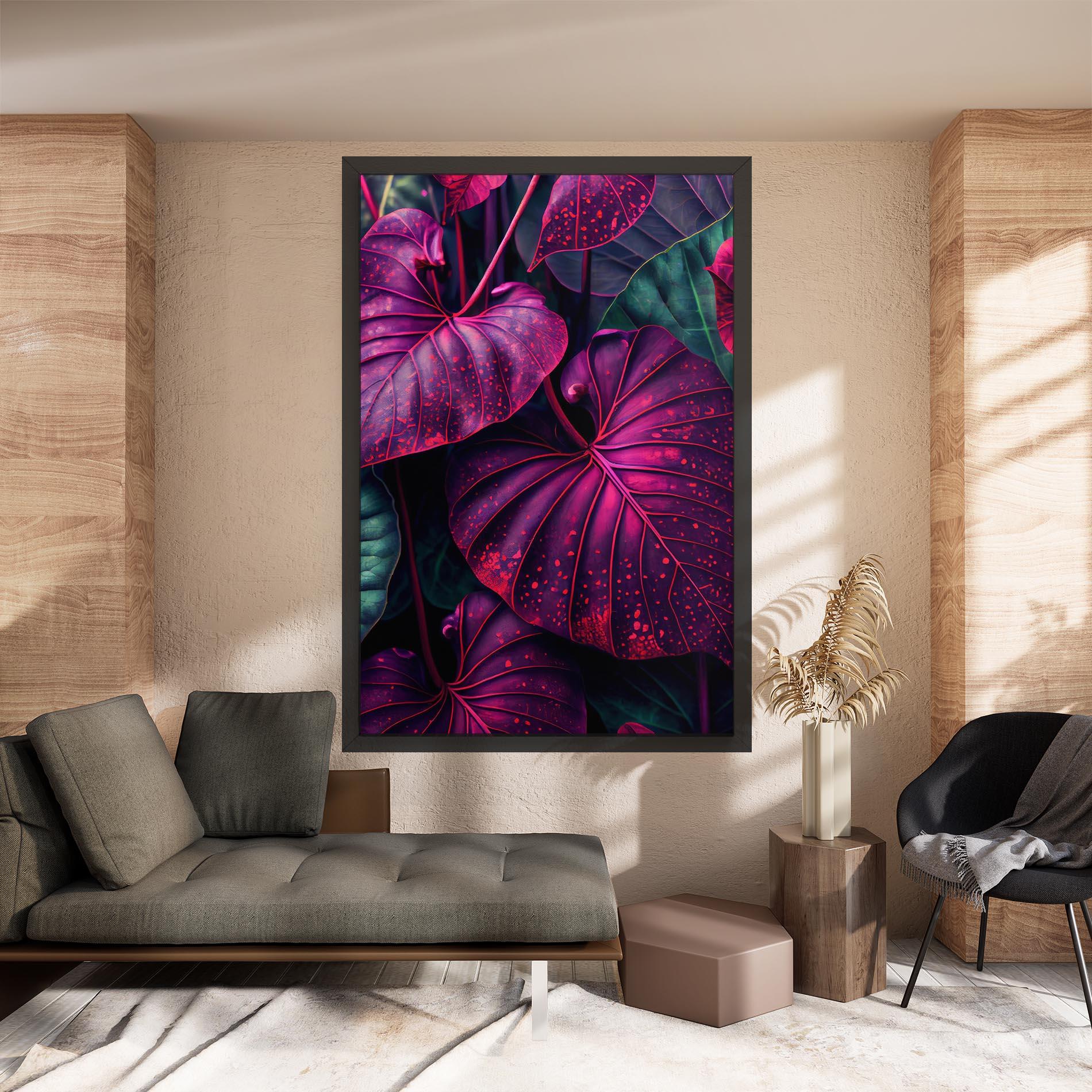 Leinwandbild Big Purple Exotic mockup 8