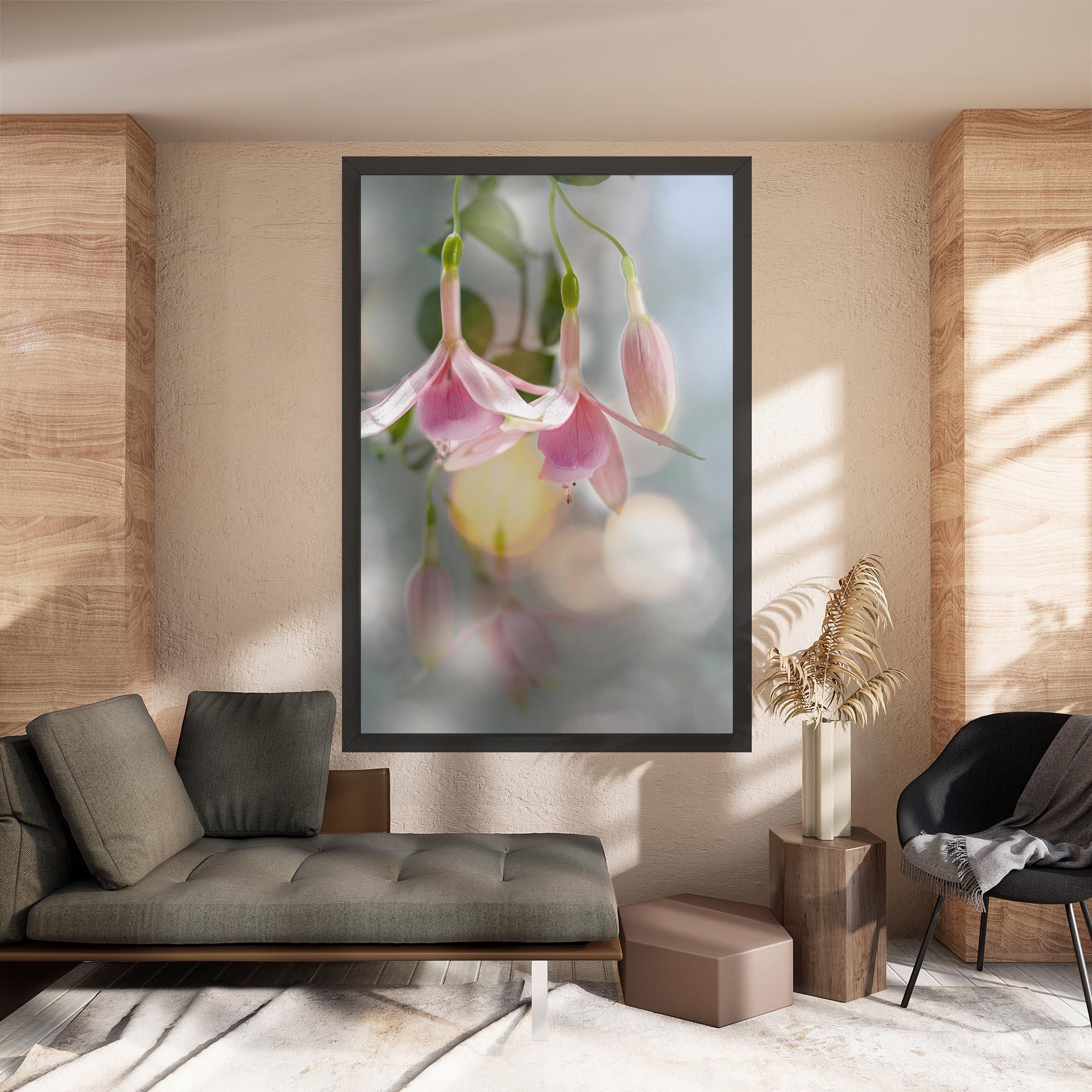 Leinwandbild Dreamy Pink Exotic mockup 8