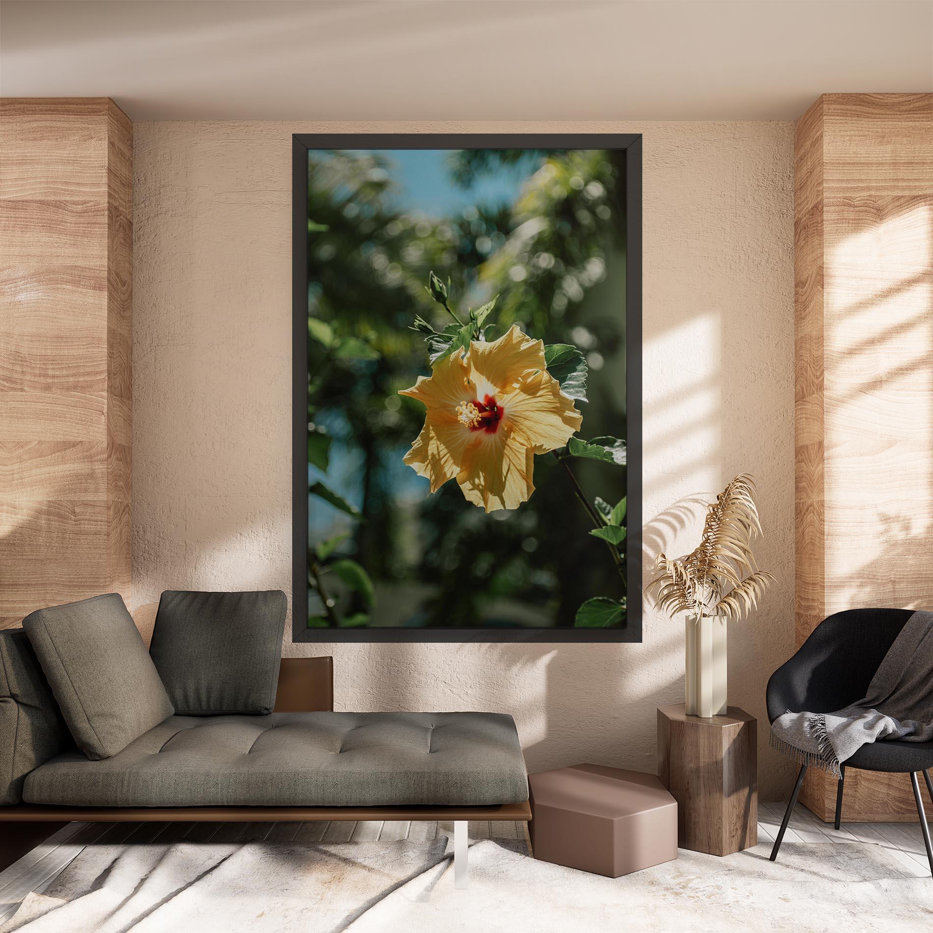 Leinwandbild Yellow Pretty Exotic mockup 8