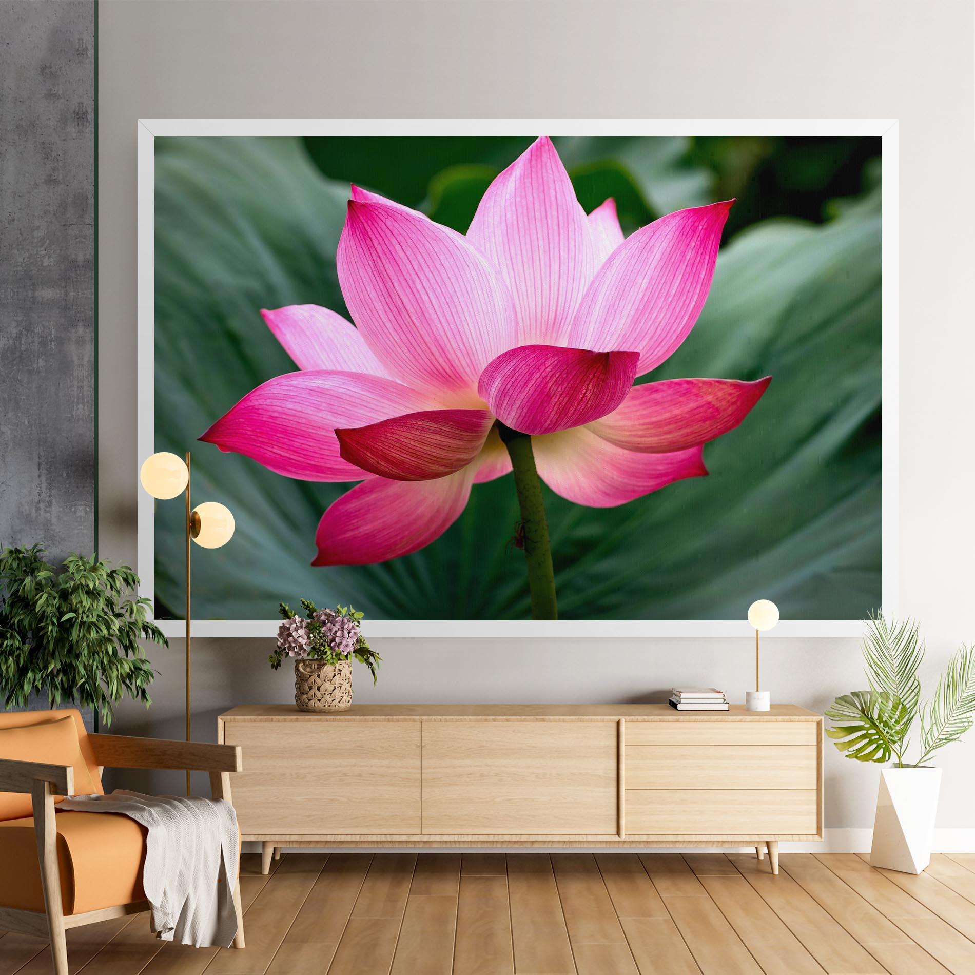 Leinwandbild Beautiful Pink Exotic mockup 9