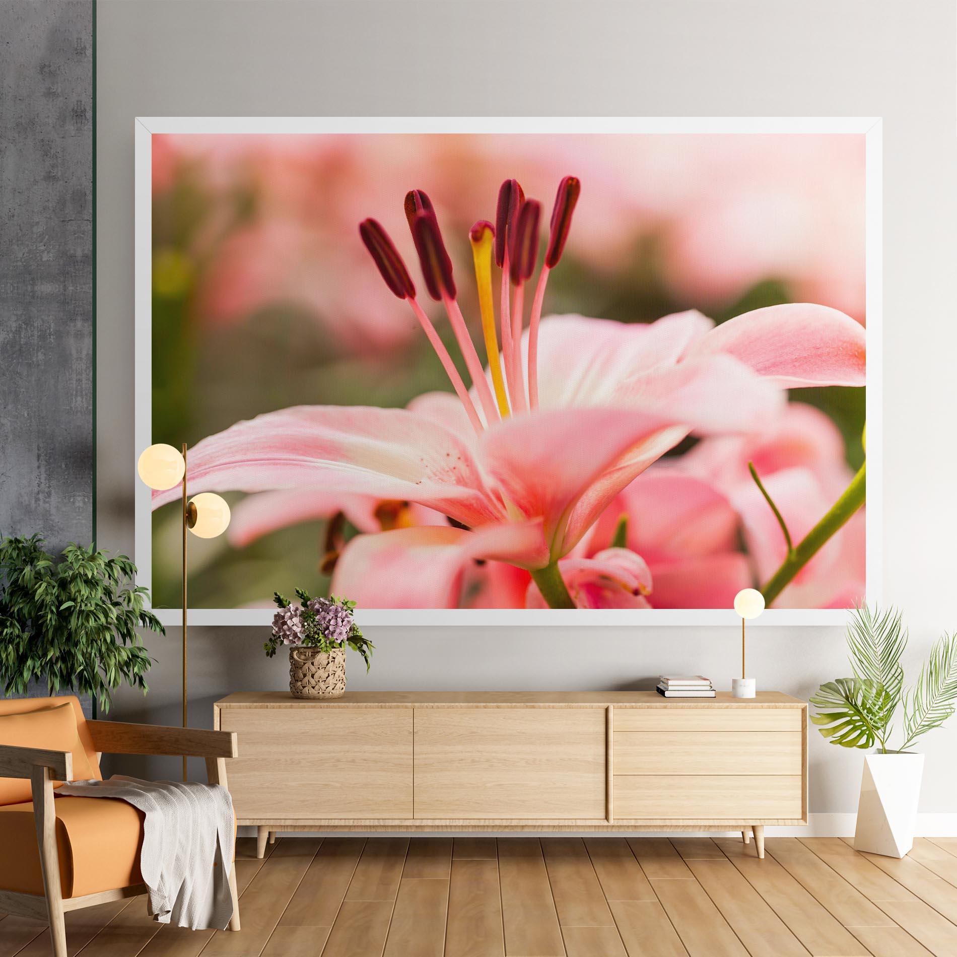 Leinwandbild Flower mockup 9