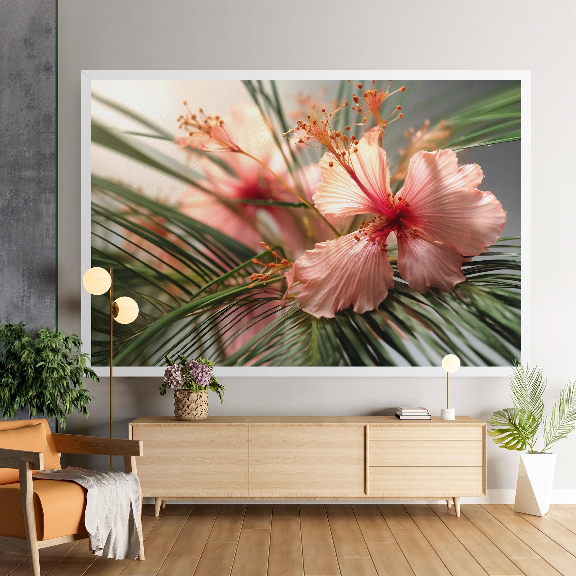 Sunset Exotic Flower mockup 9