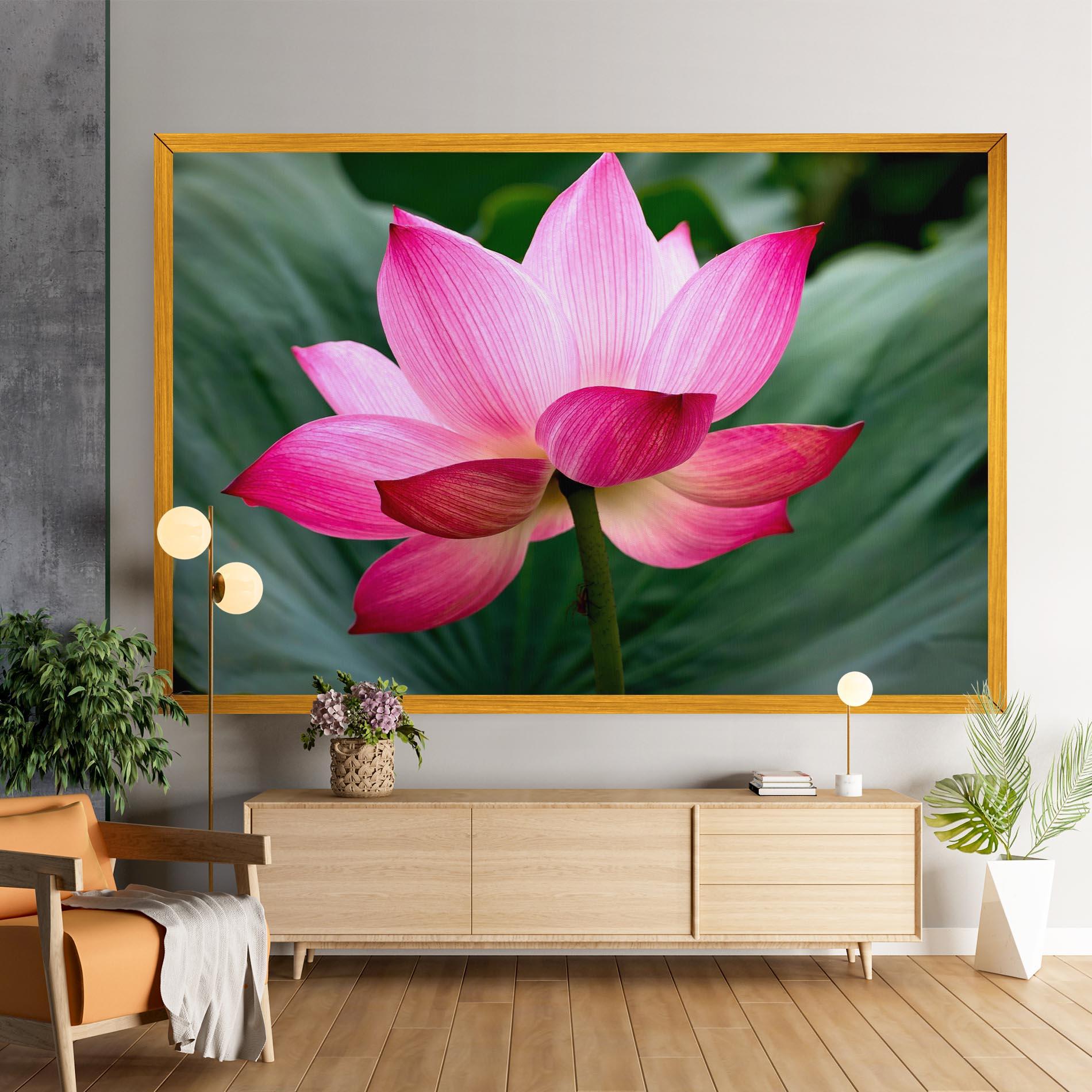 Leinwandbild Beautiful Pink Exotic mockup 9