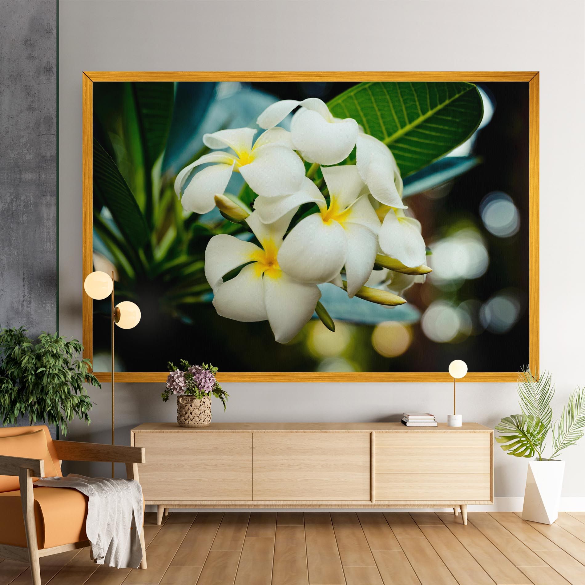 Beautiful White Exotic mockup 9
