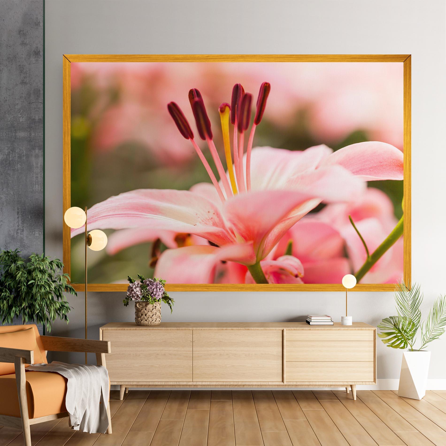 Leinwandbild Flower mockup 9