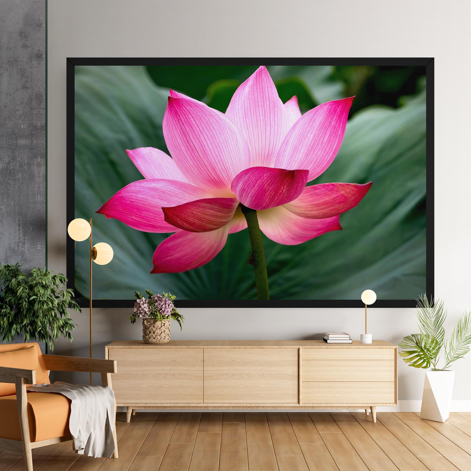 Leinwandbild Beautiful Pink Exotic mockup 9