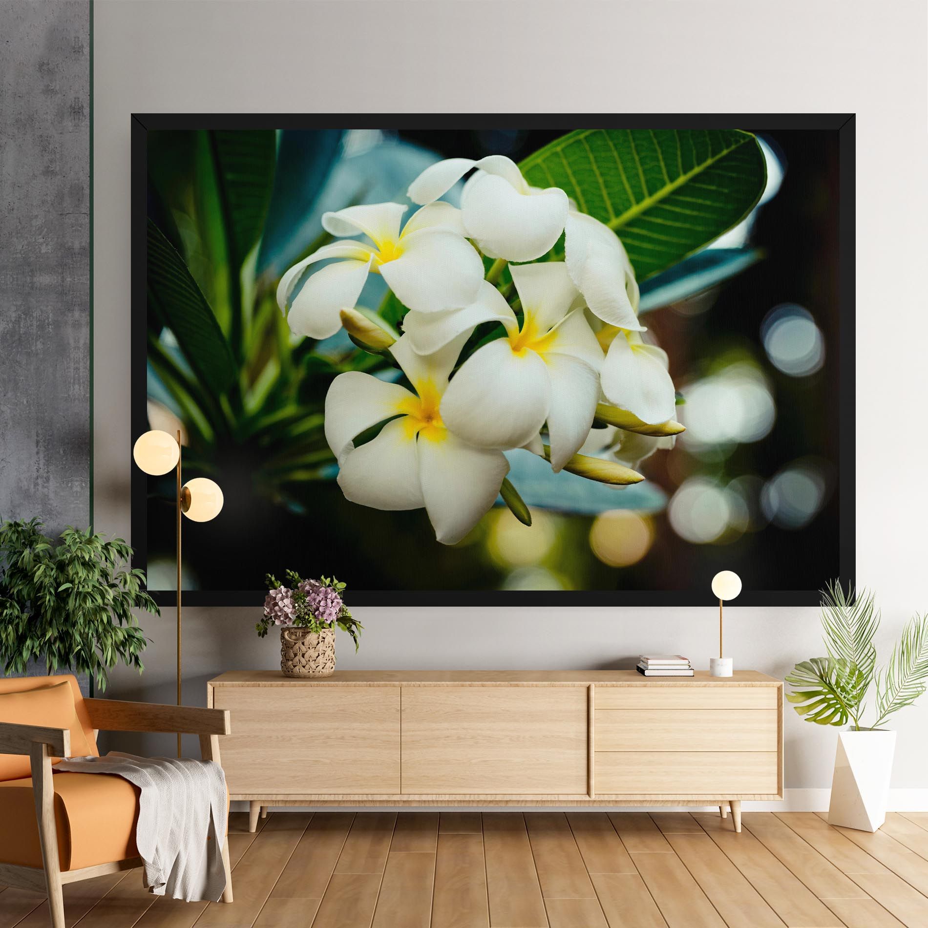 Beautiful White Exotic mockup 9