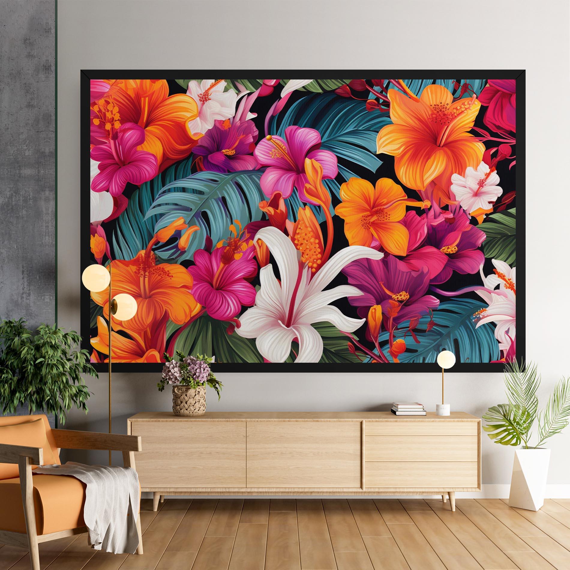Leinwandbild Exotic Patern mockup 9