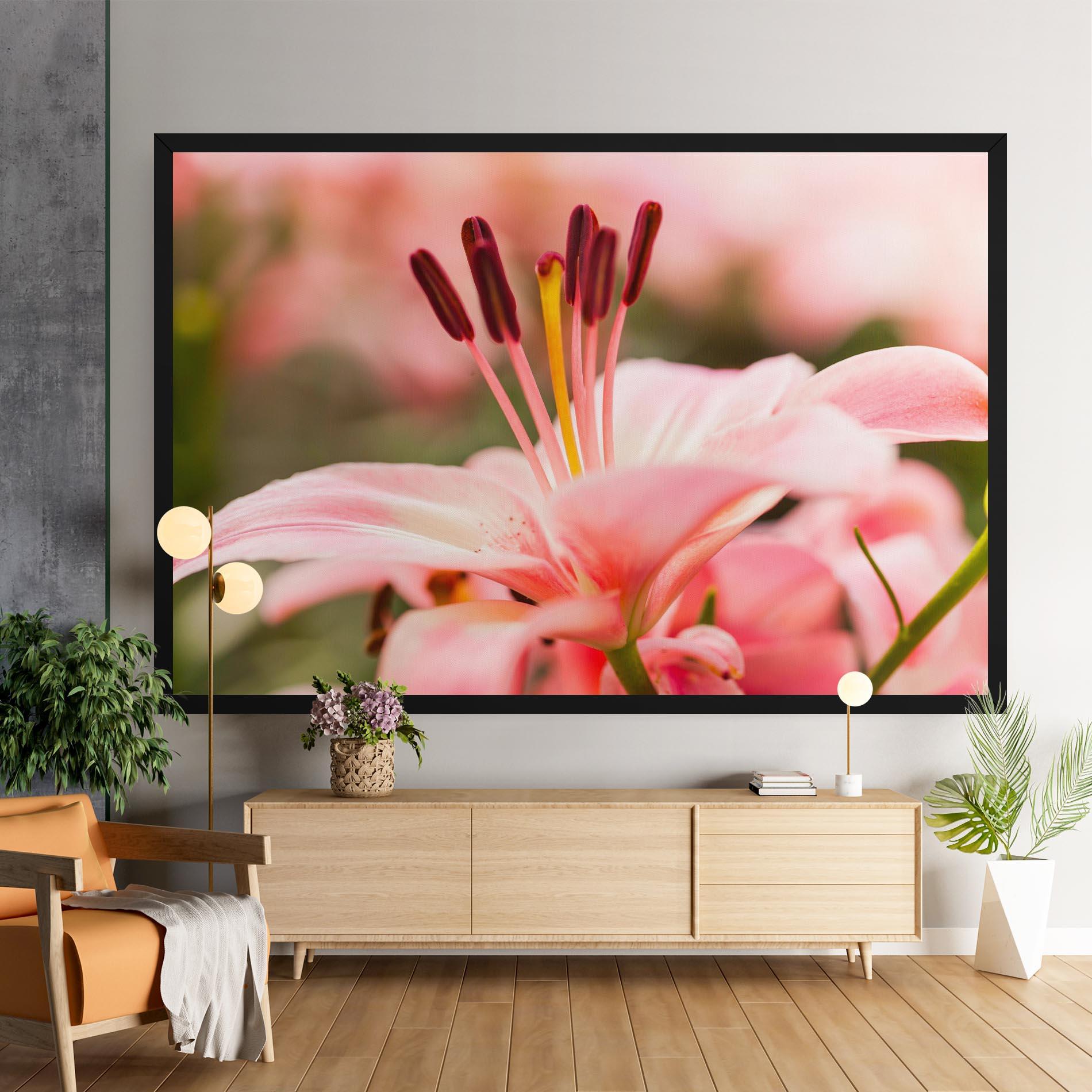 Leinwandbild Flower mockup 9