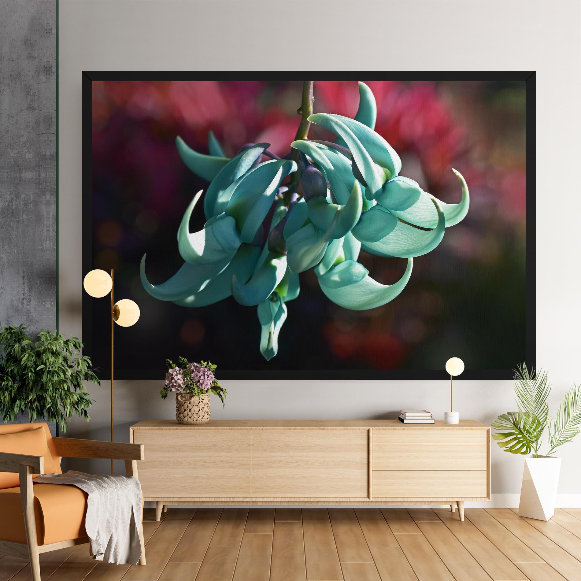 Leinwandbild Pastel Green Plant mockup 9