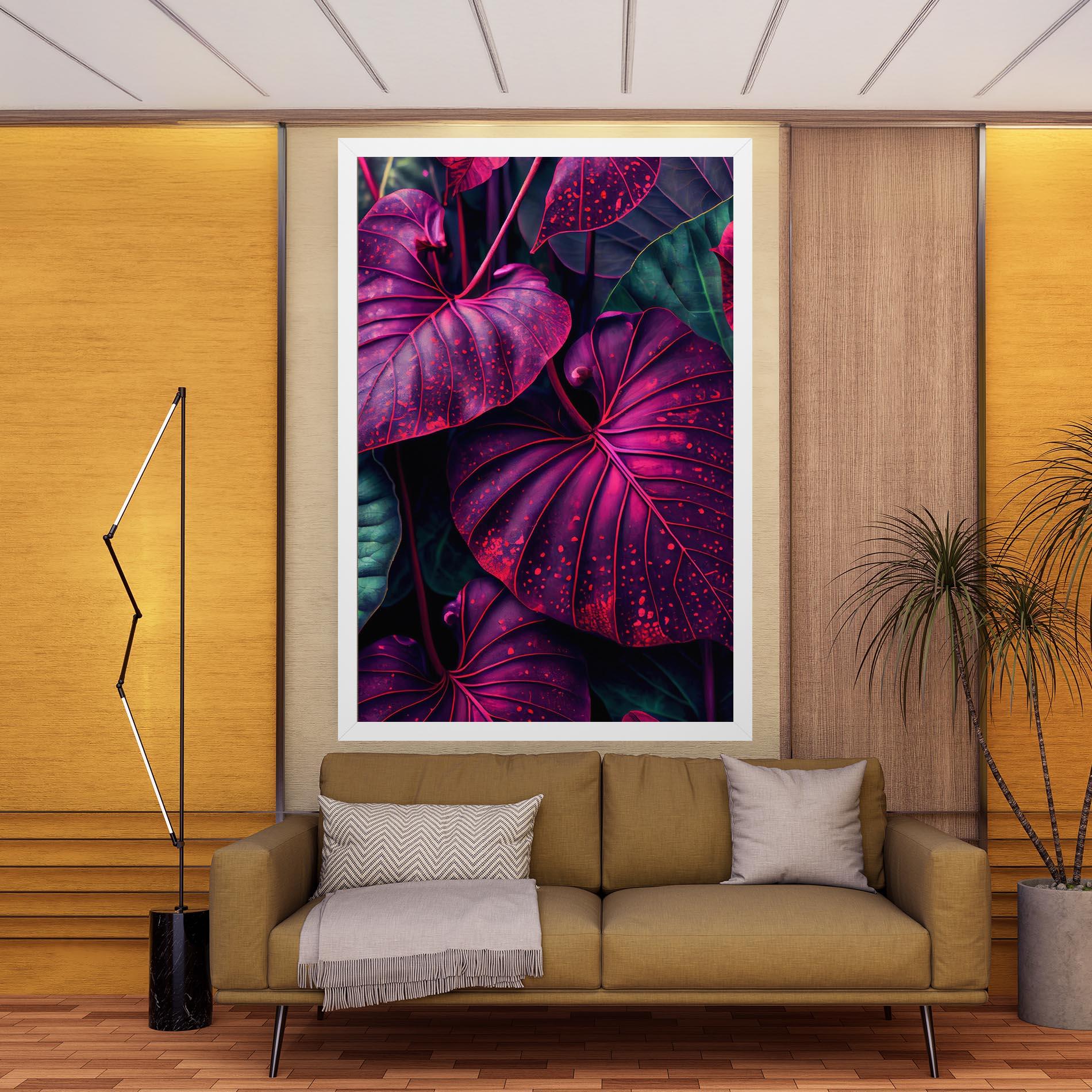 Leinwandbild Big Purple Exotic mockup 9