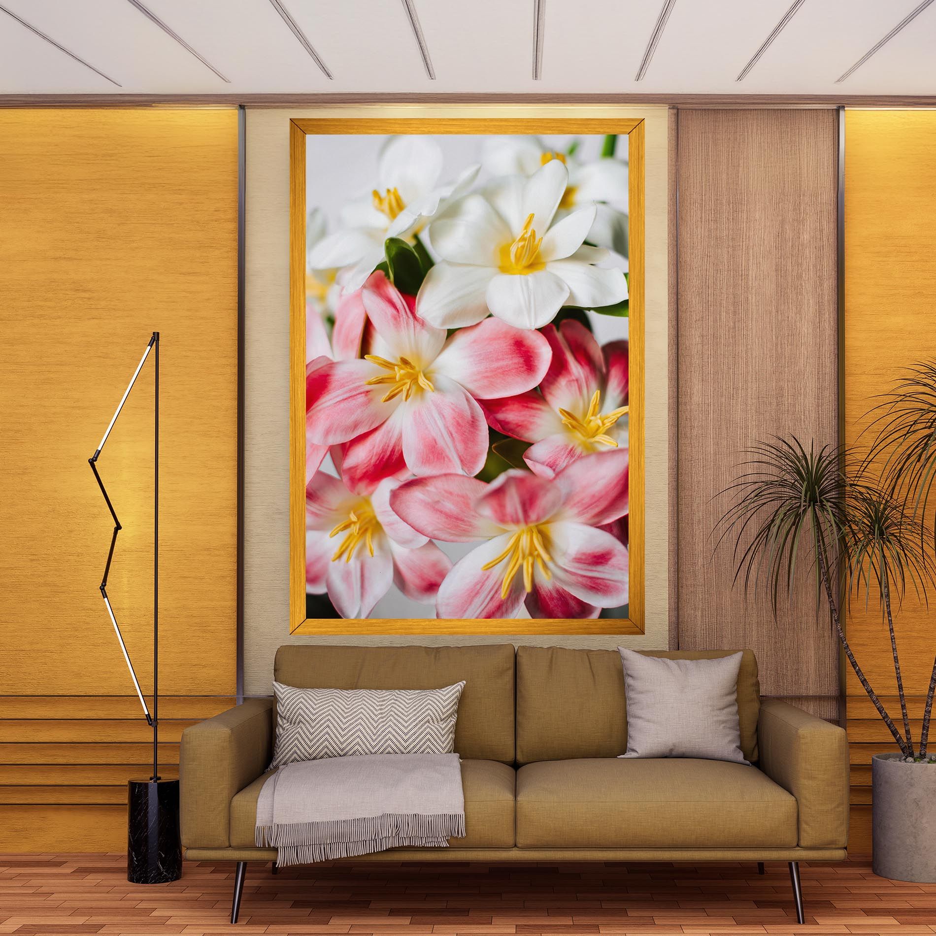 Beautiful Exotic Flower mockup 9