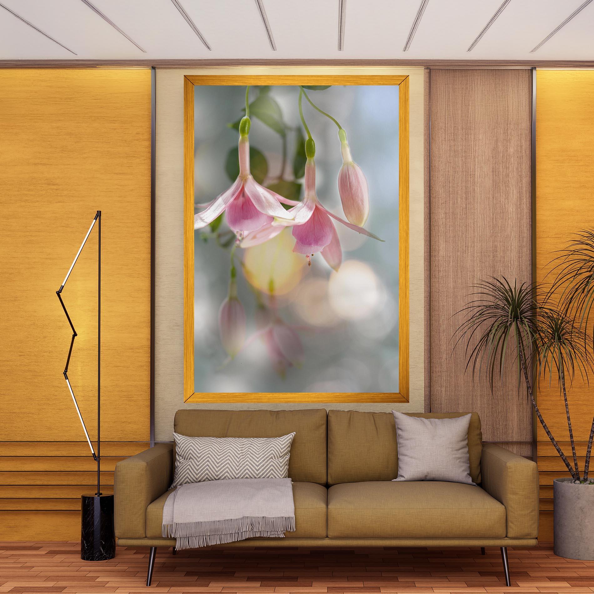 Leinwandbild Dreamy Pink Exotic mockup 9