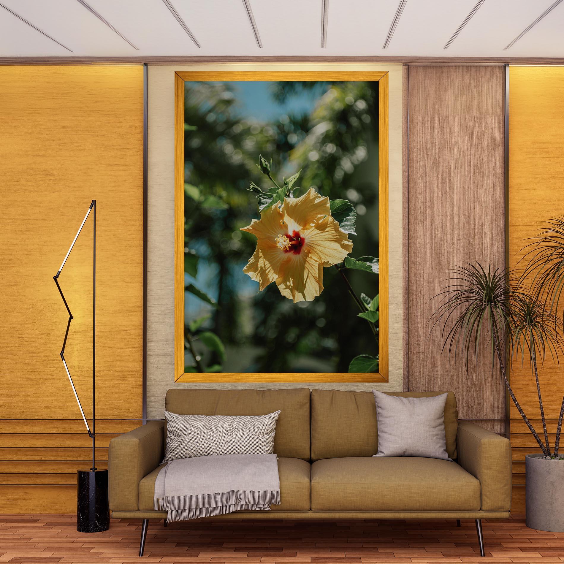 Leinwandbild Yellow Pretty Exotic mockup 9