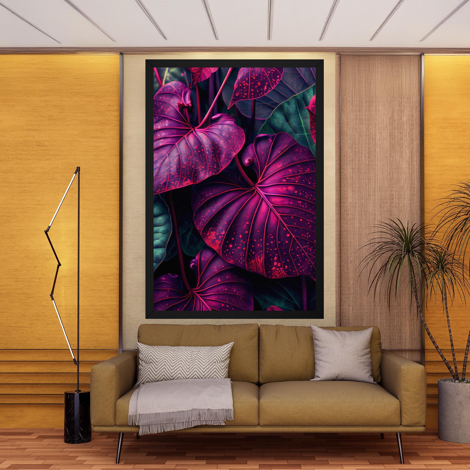 Leinwandbild Big Purple Exotic mockup 9