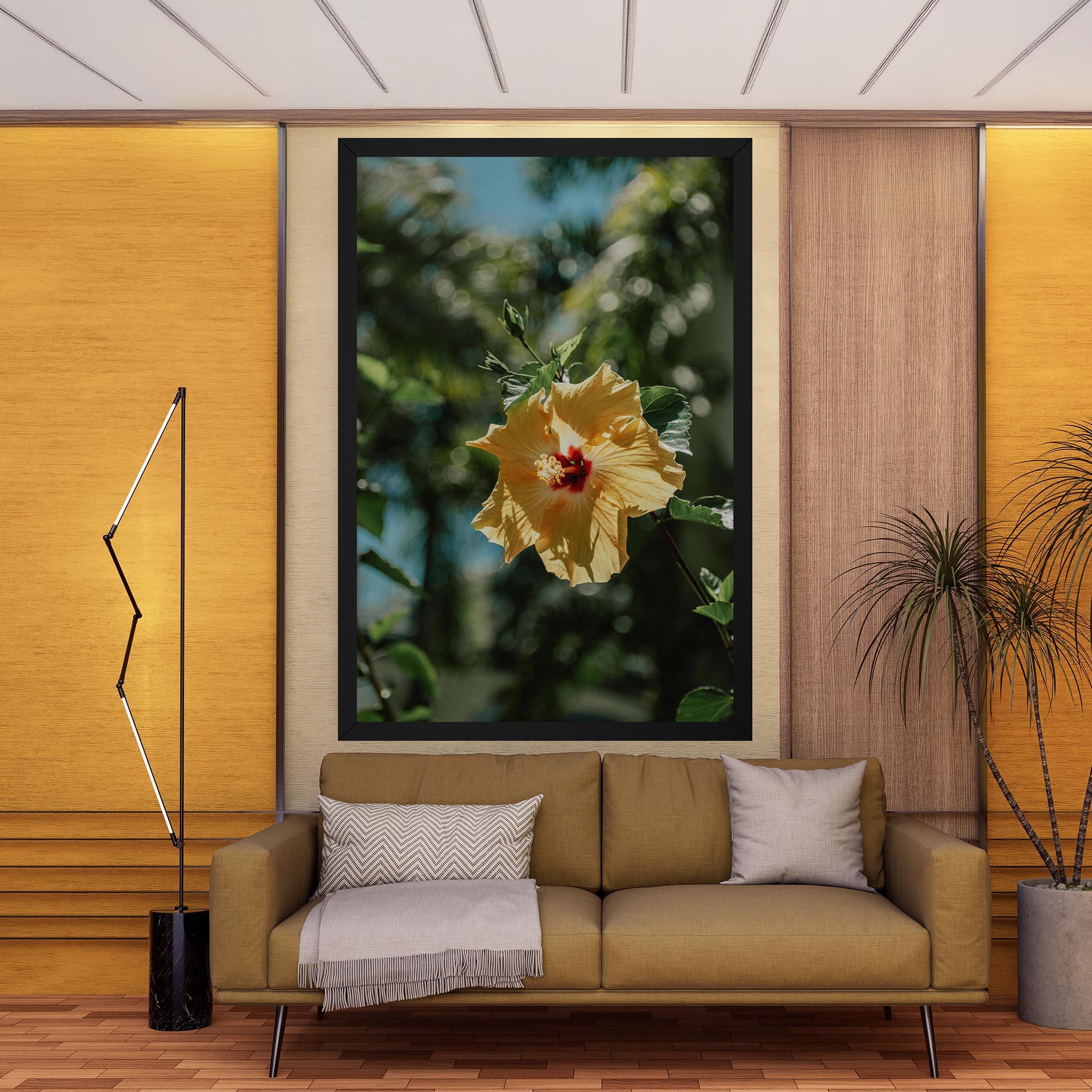 Leinwandbild Yellow Pretty Exotic mockup 9