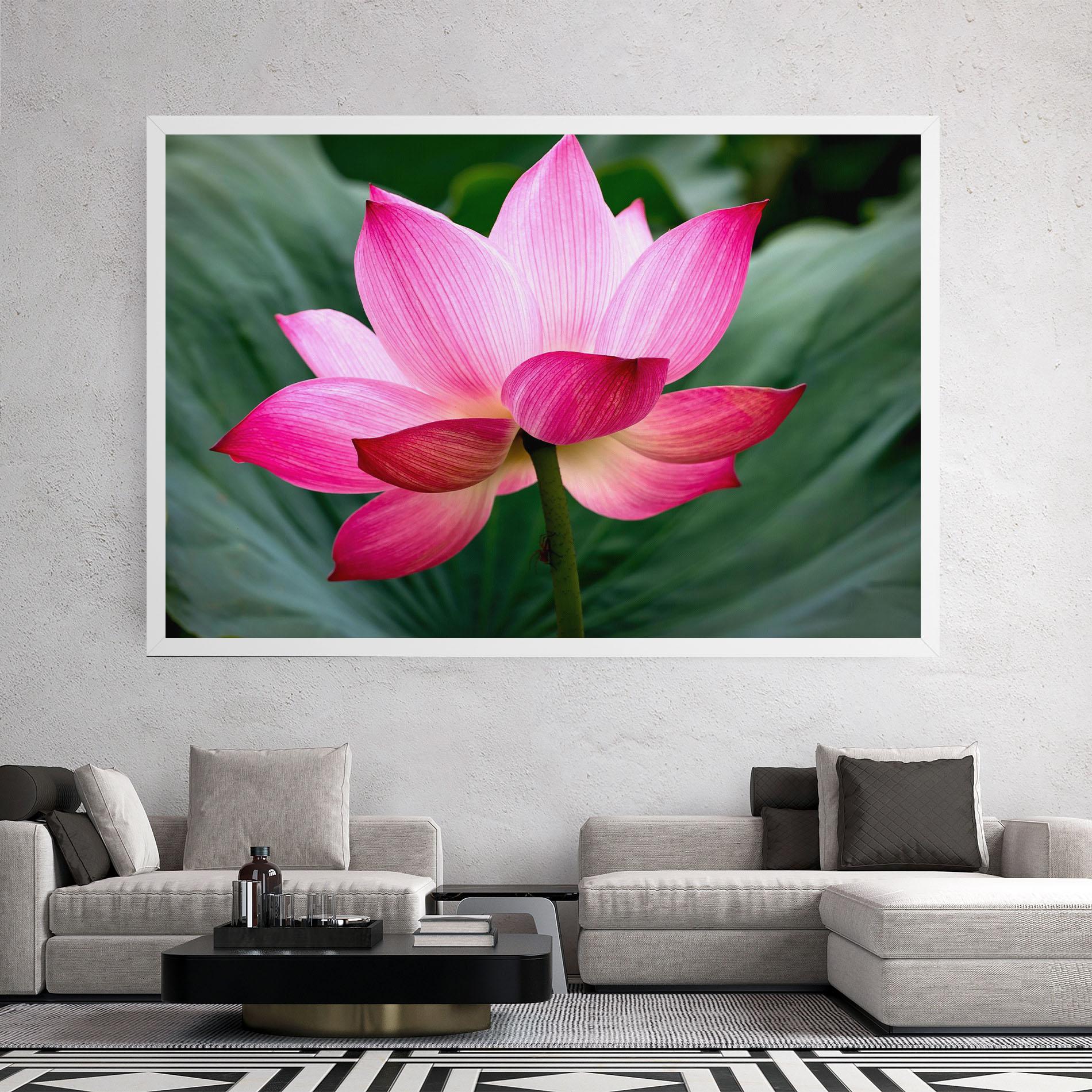 Leinwandbild Beautiful Pink Exotic mockup 2