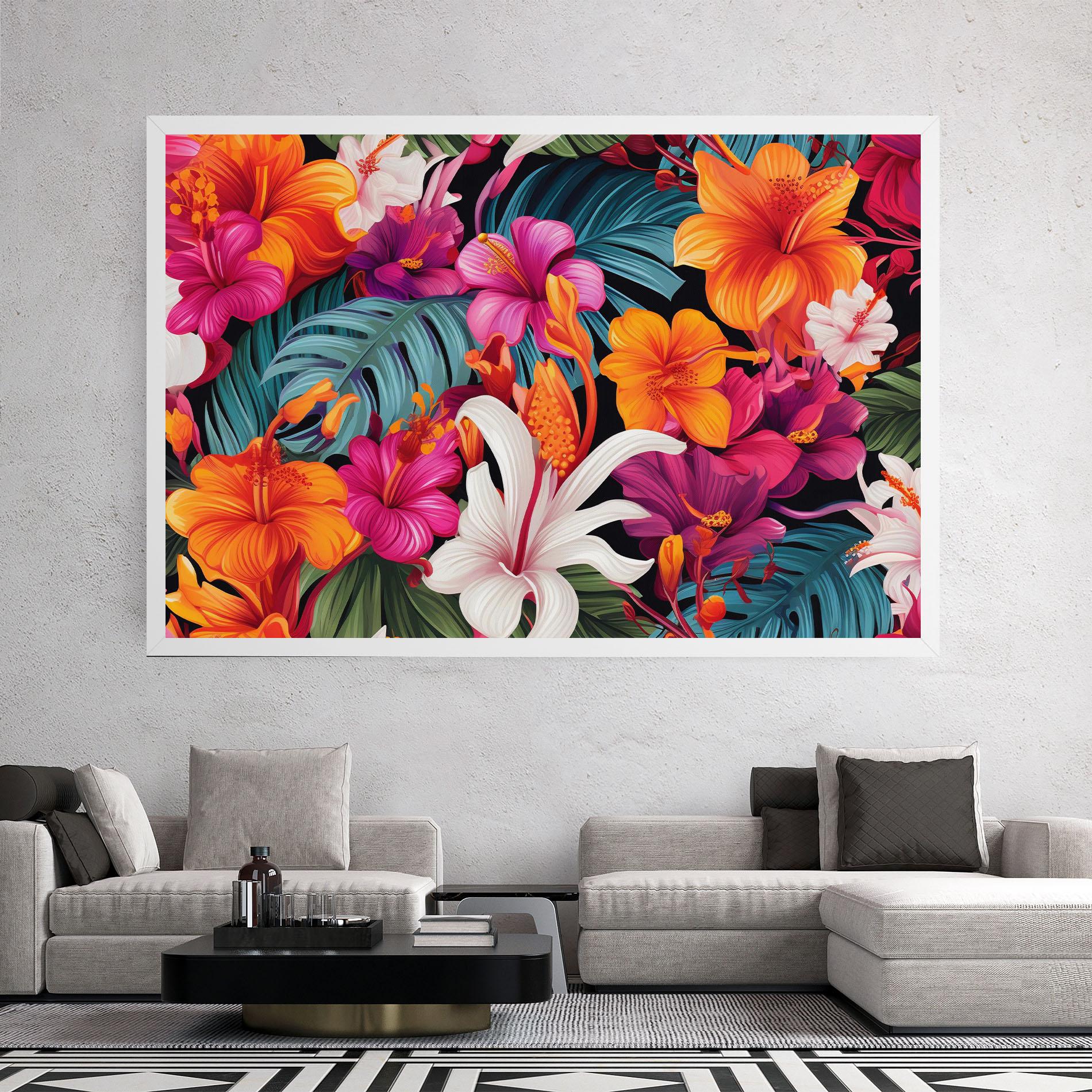 Leinwandbild Exotic Patern mockup 2