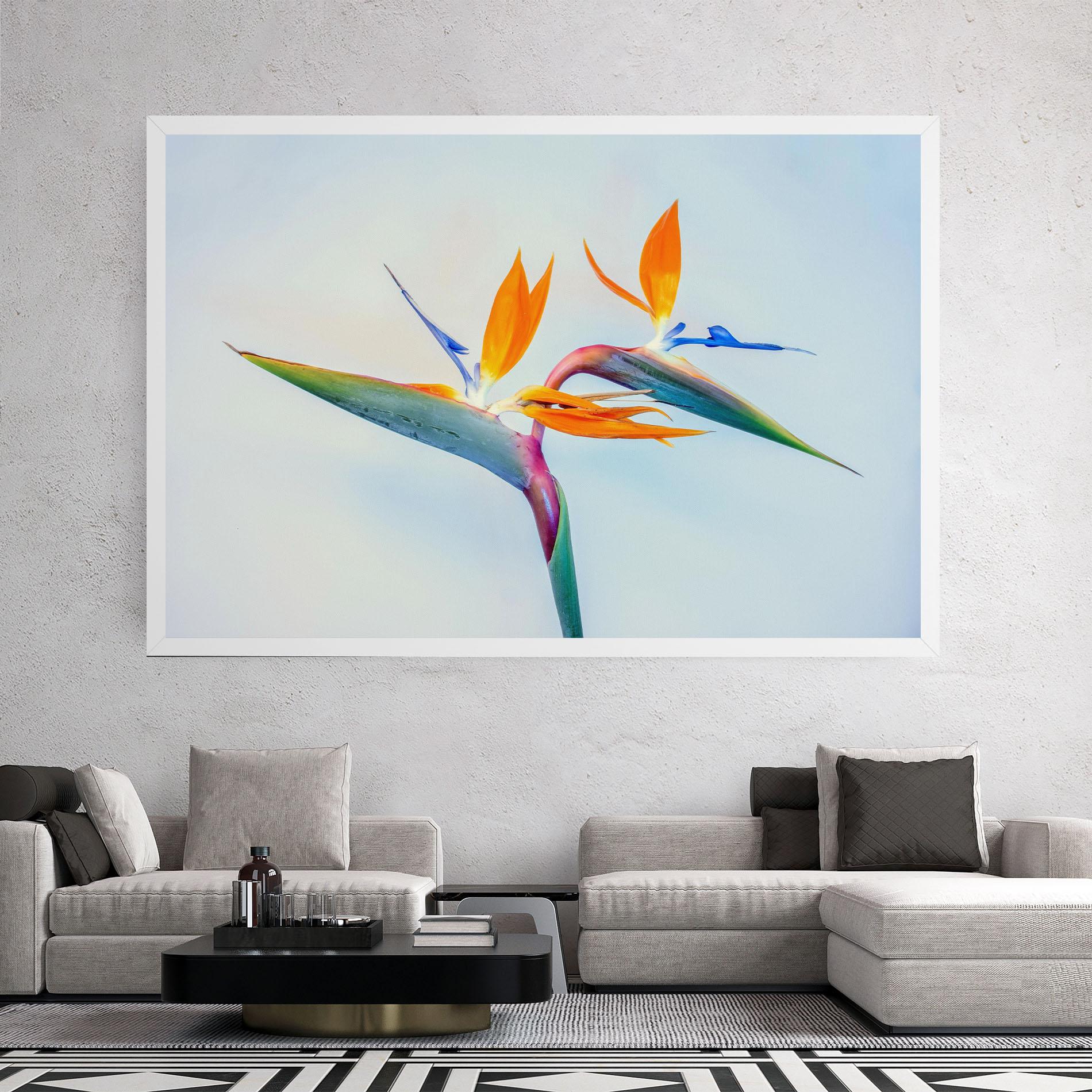 Leinwandbild Green Orange Exotic mockup 2