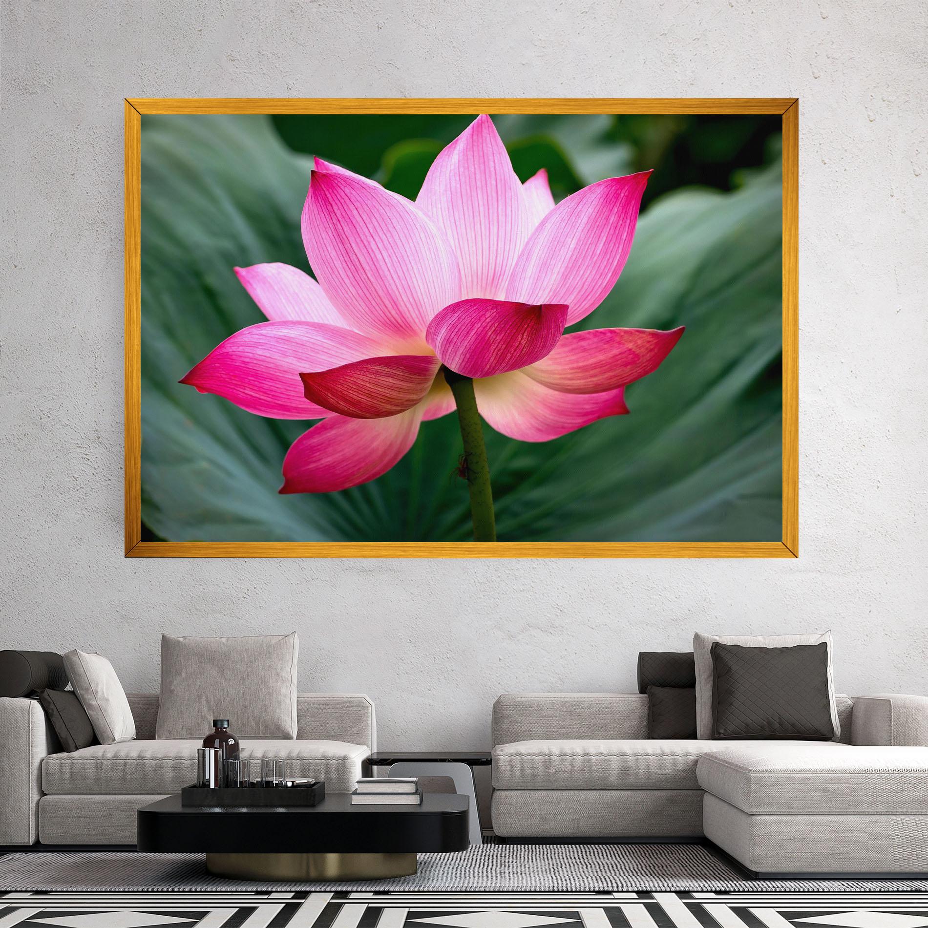 Leinwandbild Beautiful Pink Exotic mockup 2