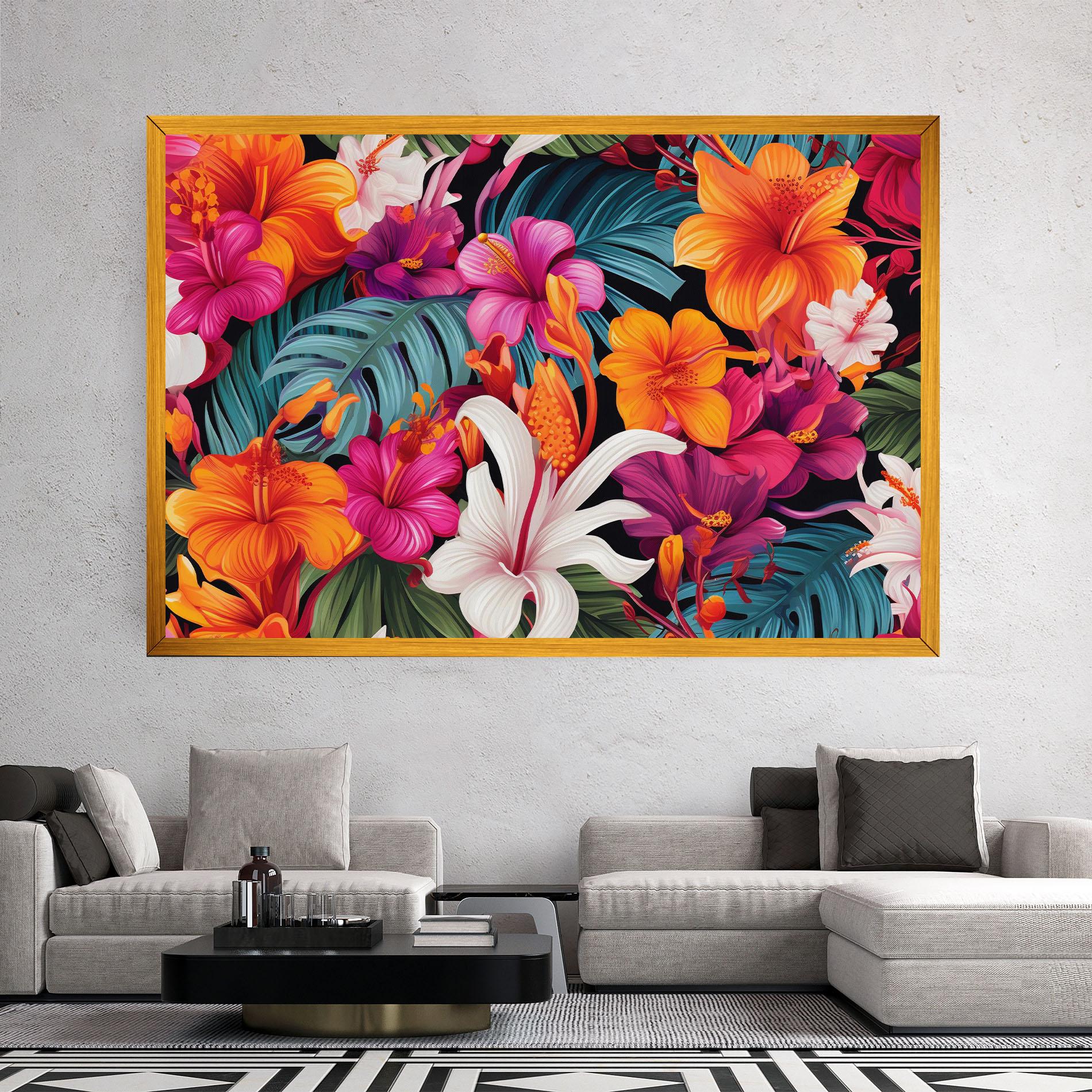 Leinwandbild Exotic Patern mockup 2