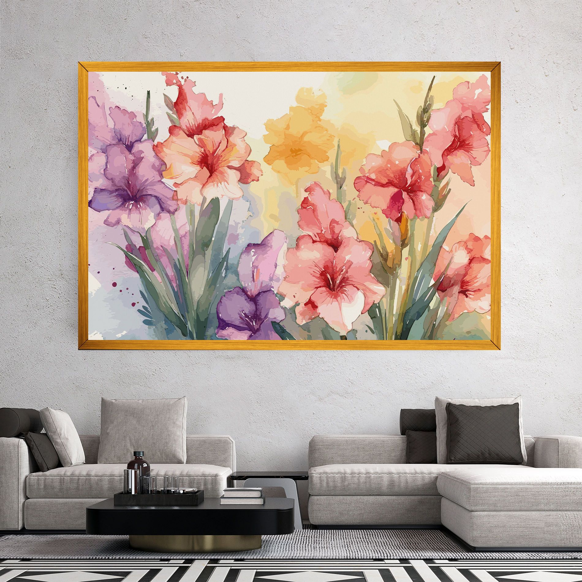 Exotic Watercolor mockup 2