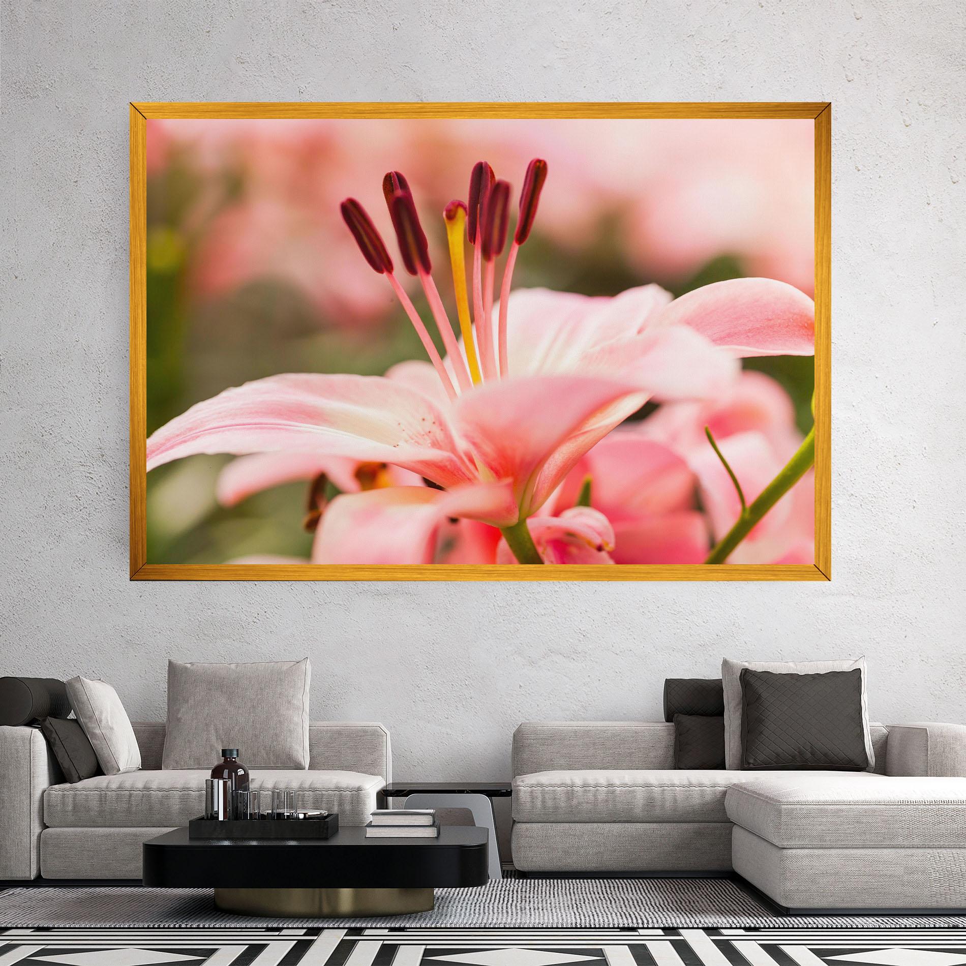 Leinwandbild Flower mockup 2