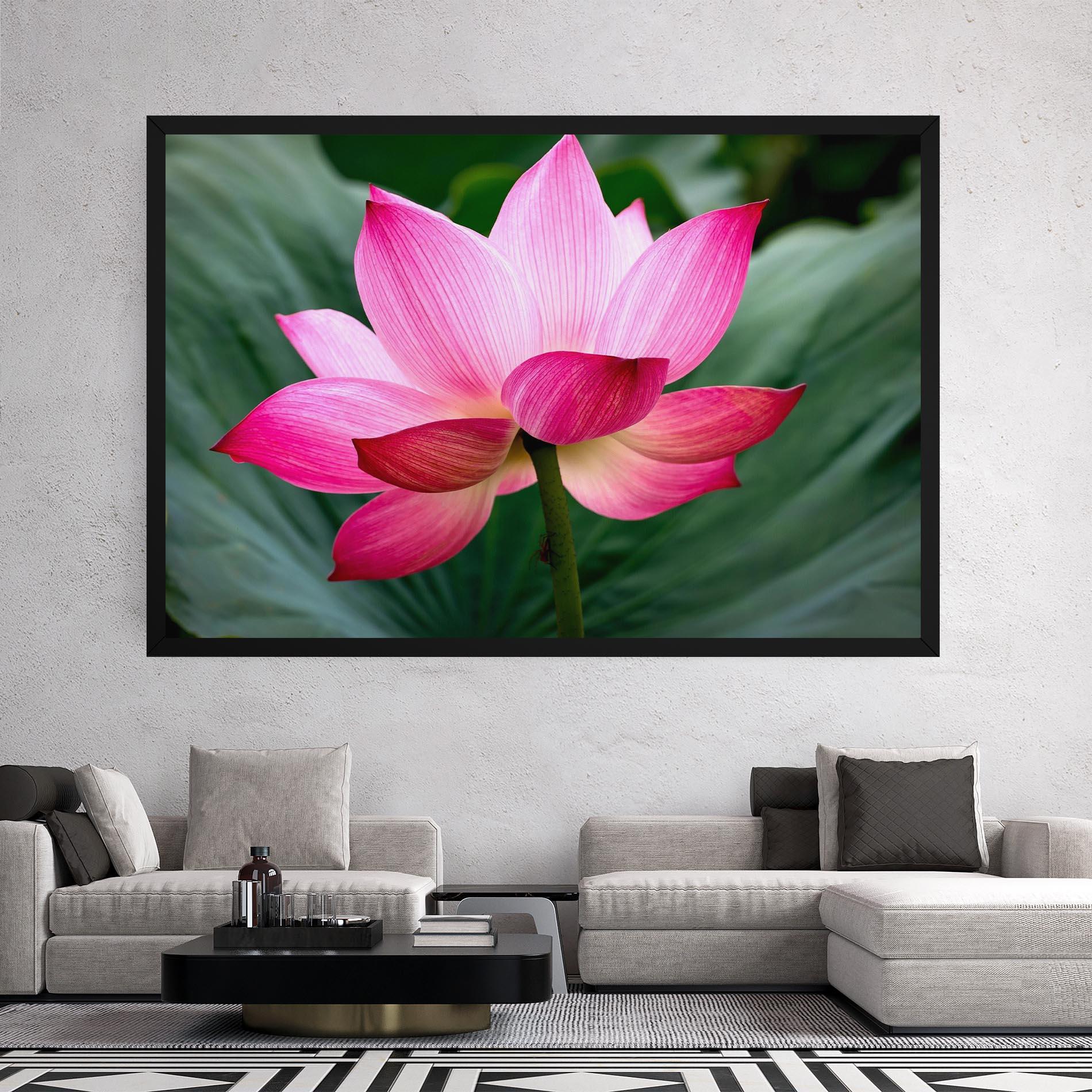 Leinwandbild Beautiful Pink Exotic mockup 2