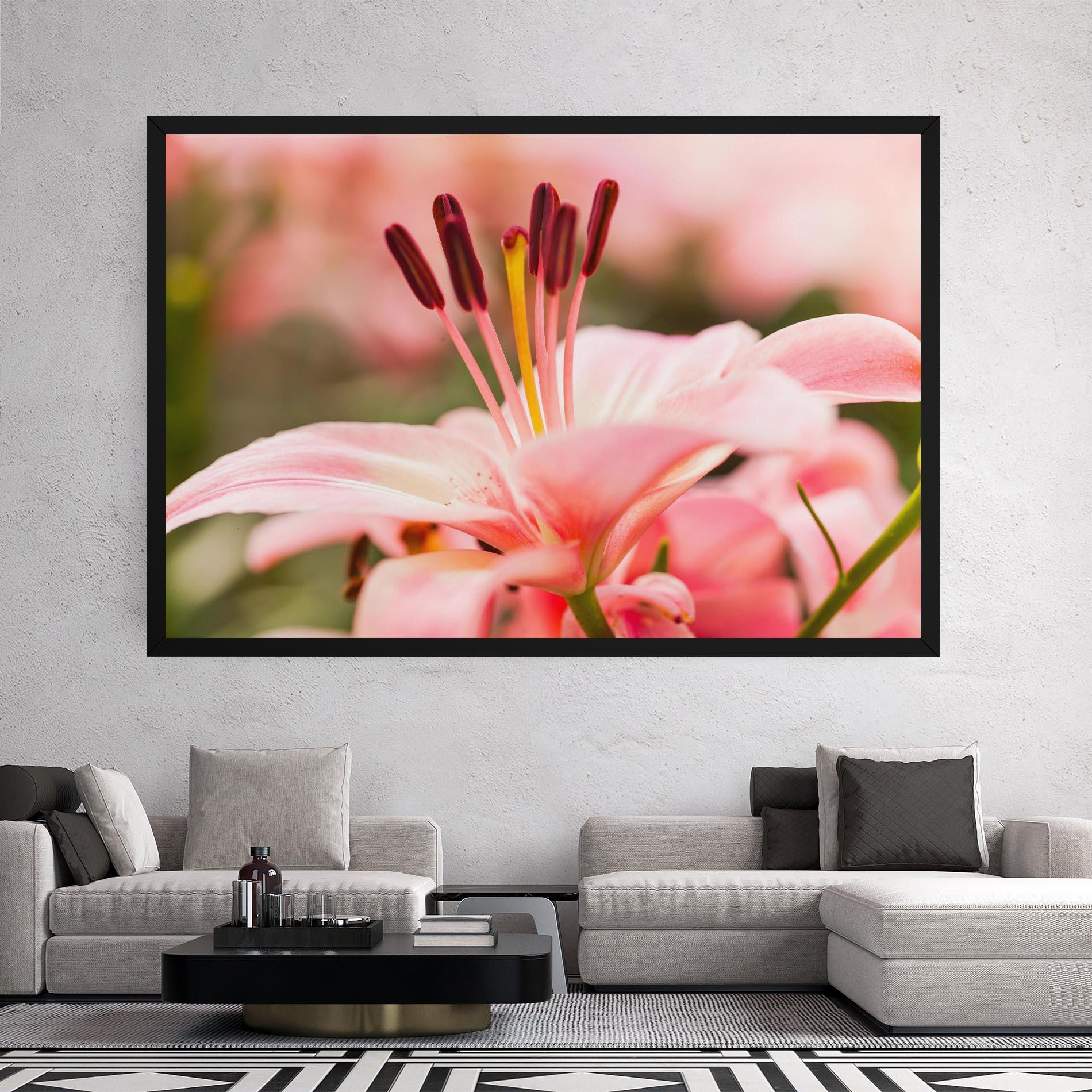 Leinwandbild Flower mockup 2