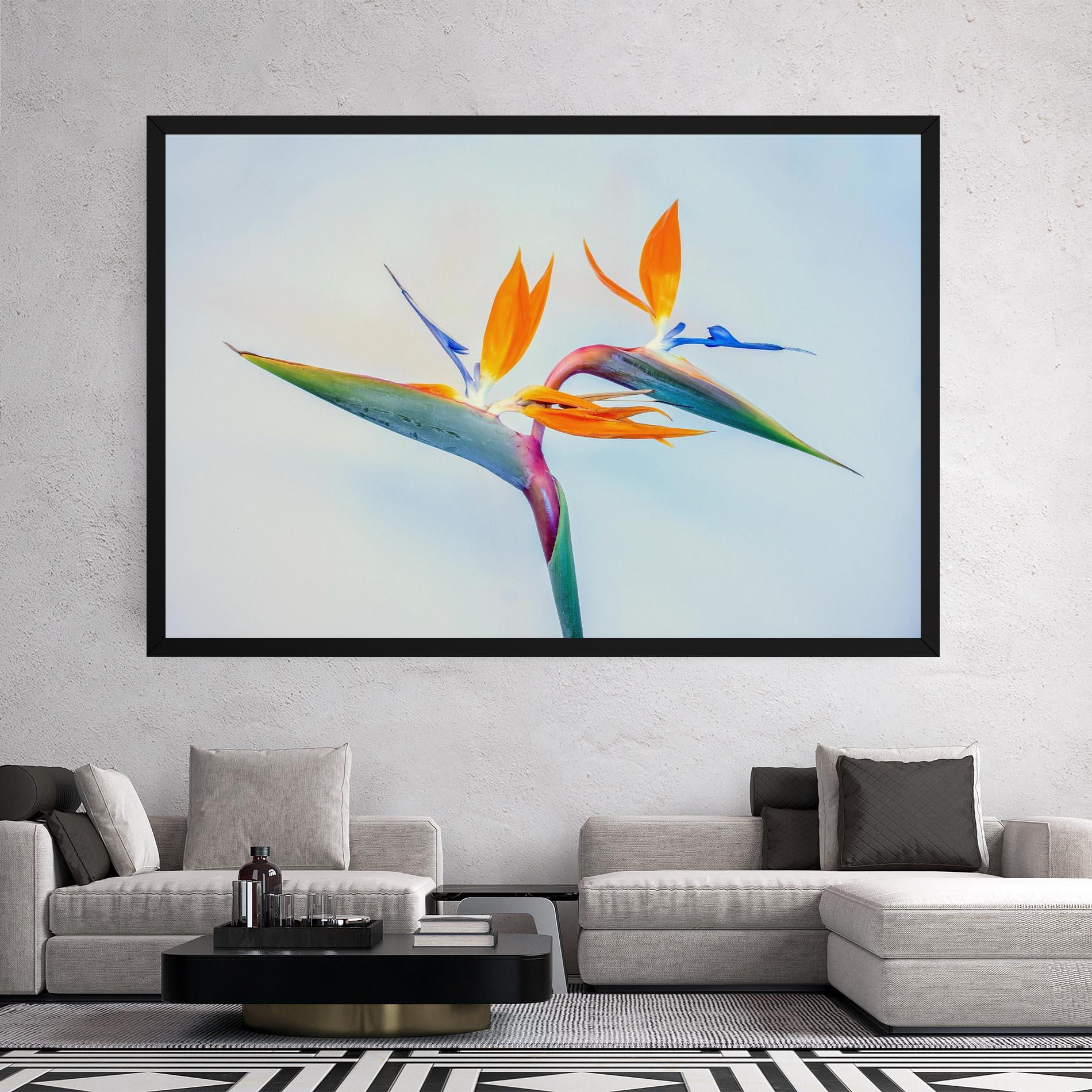 Leinwandbild Green Orange Exotic mockup 2