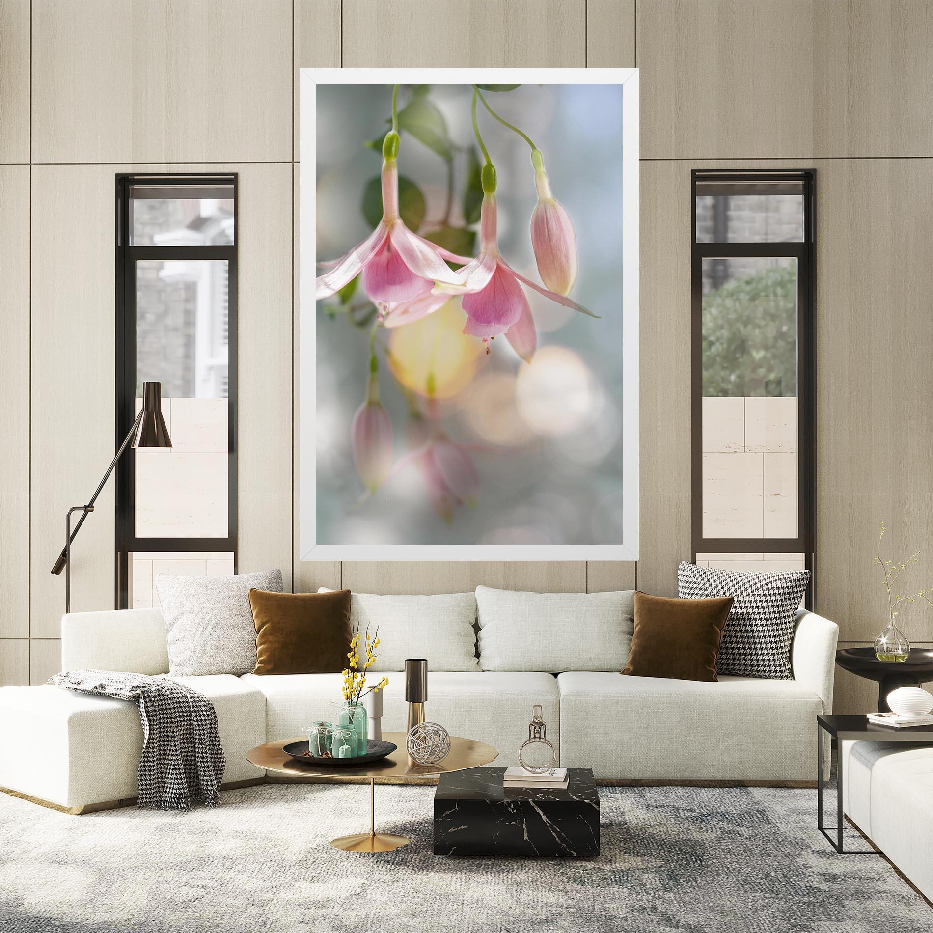 Leinwandbild Dreamy Pink Exotic mockup 2