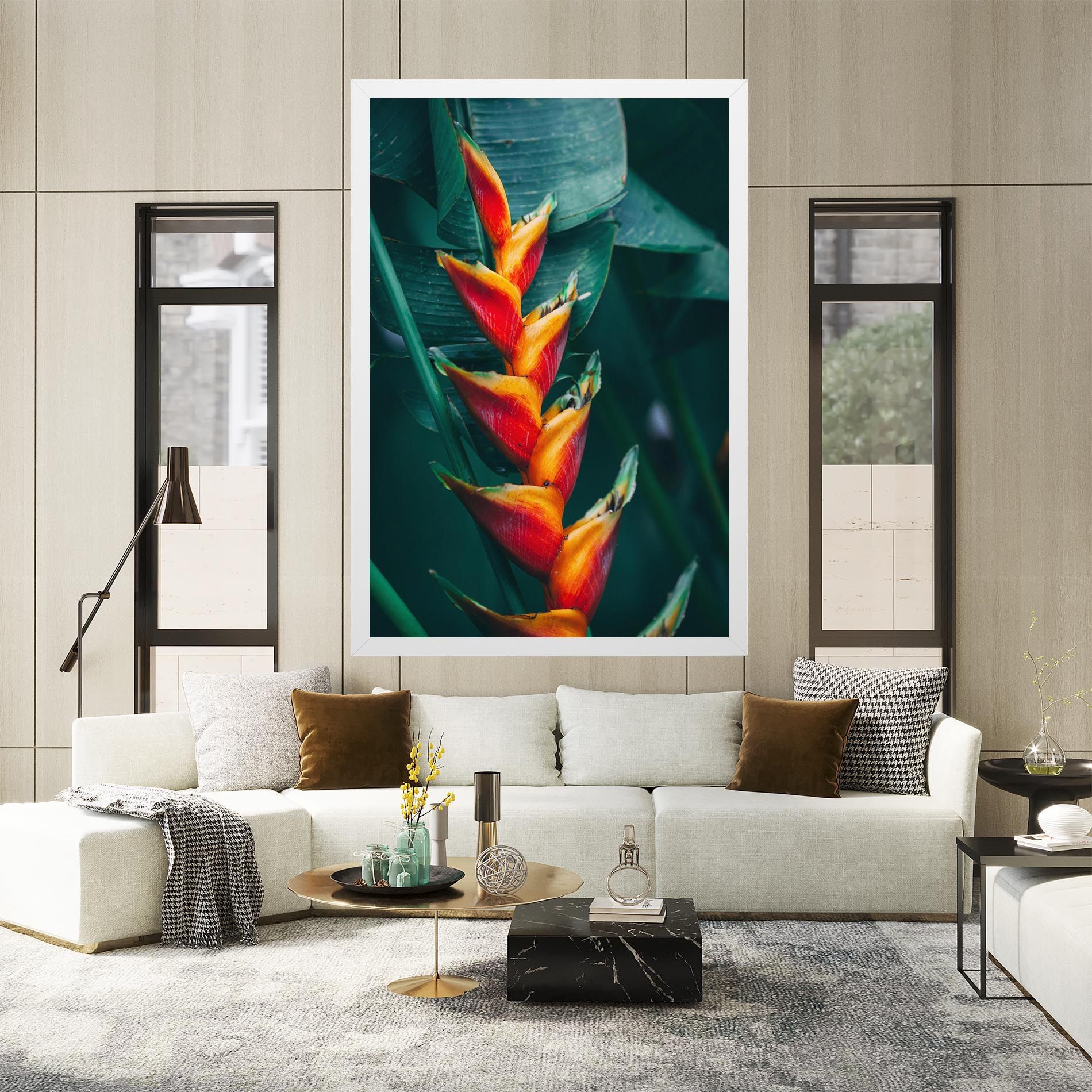 Red Orange Exotic mockup 2