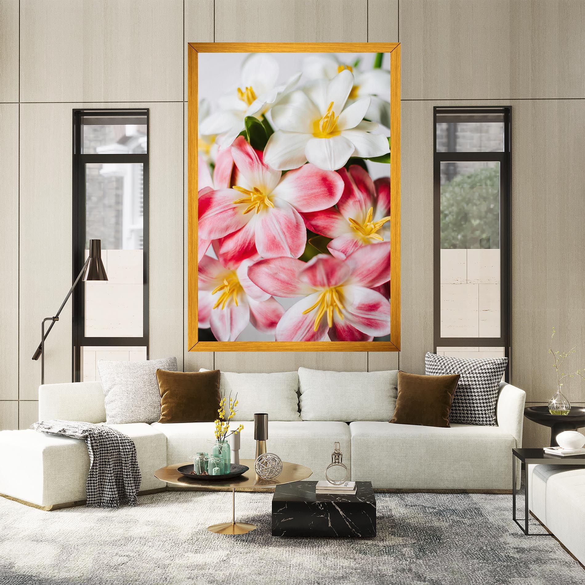 Beautiful Exotic Flower mockup 2