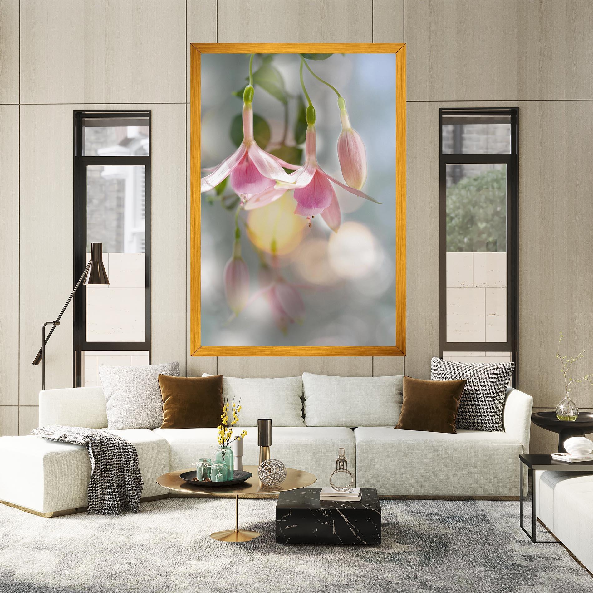 Leinwandbild Dreamy Pink Exotic mockup 2