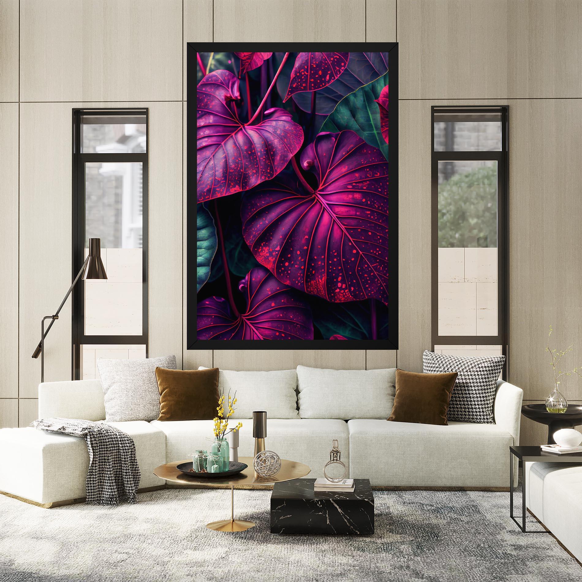 Leinwandbild Big Purple Exotic mockup 2