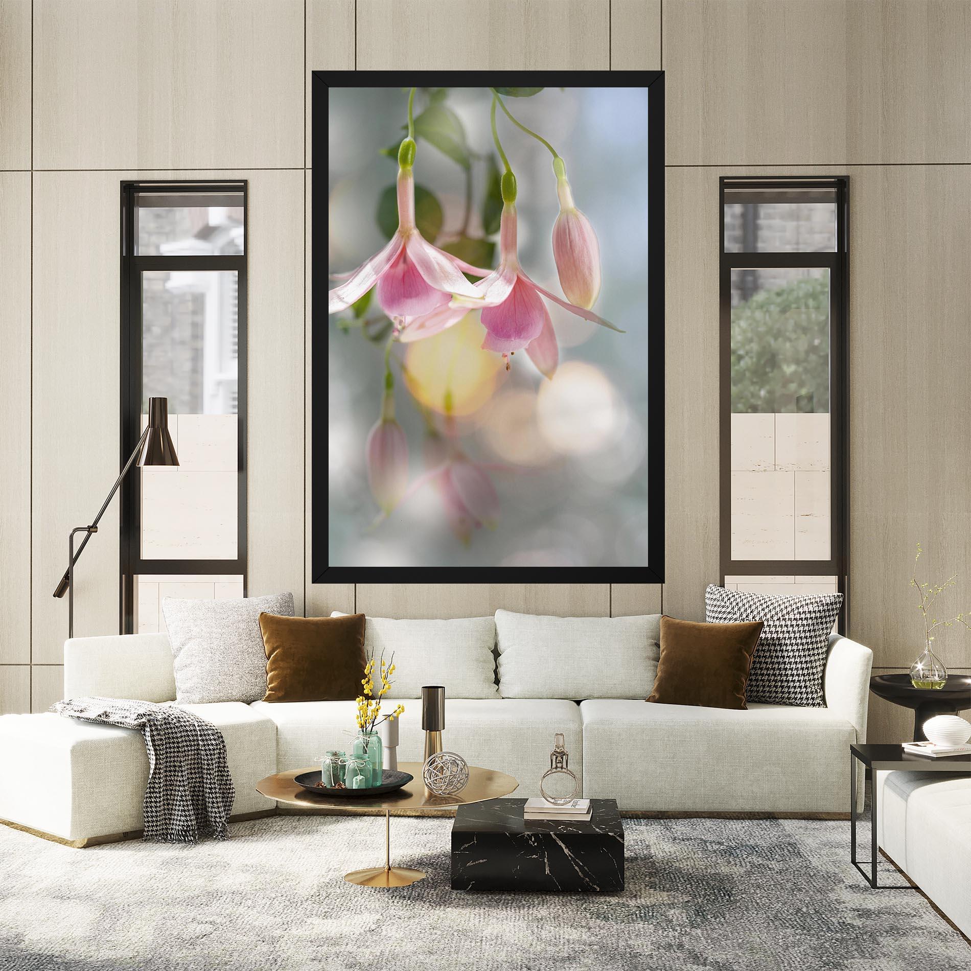 Leinwandbild Dreamy Pink Exotic mockup 2